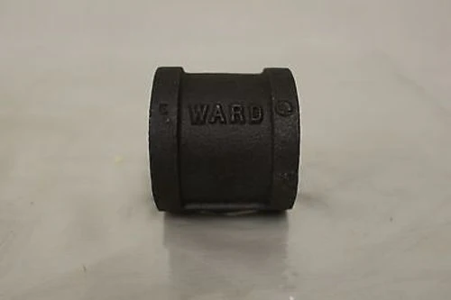 1.5" / 1-1/2 Inch Black Malleable Iron Pipe Coupling - 4730-00-595-0672 - 3B8492 - Image 3