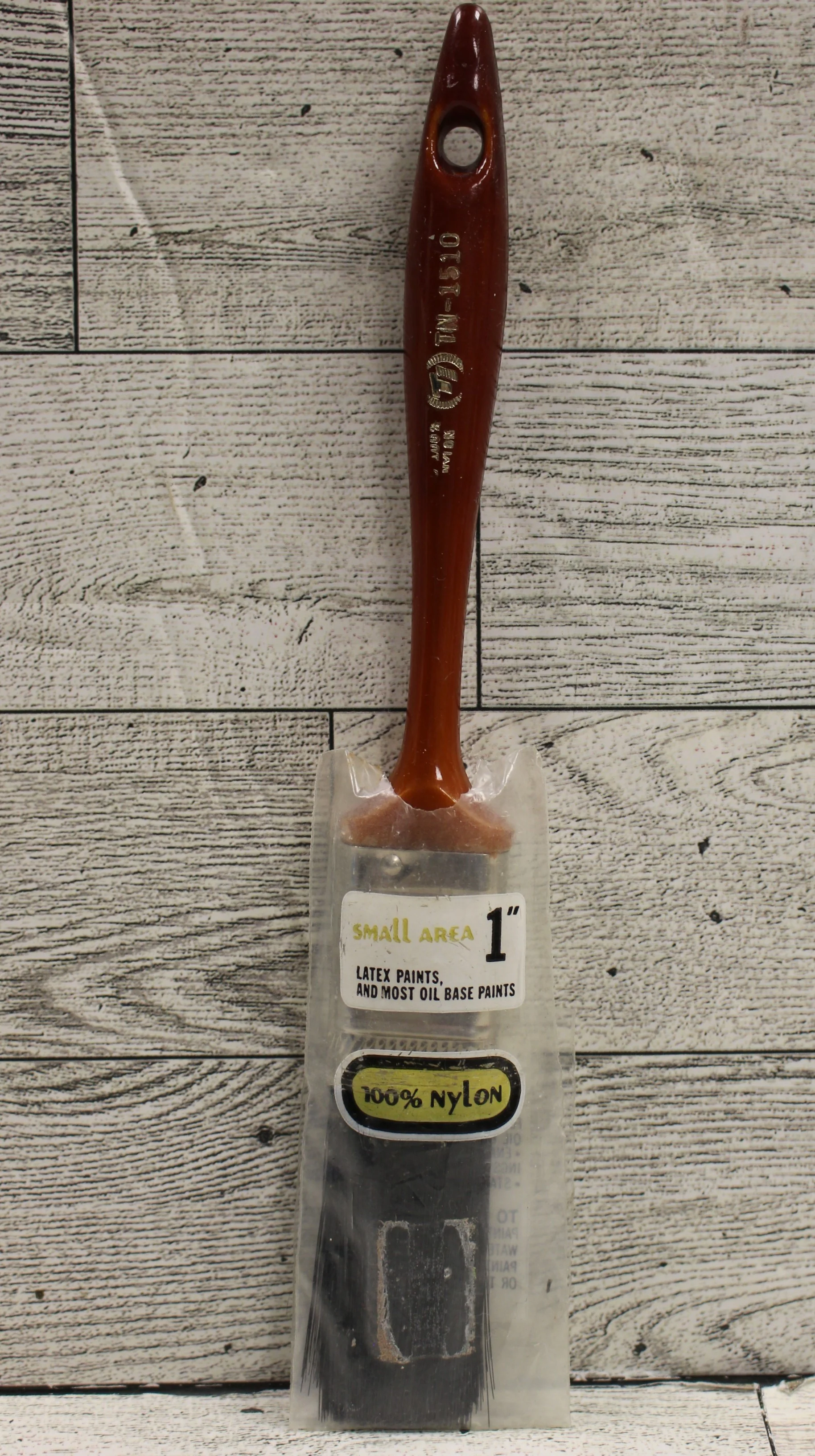 1" Small Area Paint Brsh - 100% Nylon - TN-1510 - For Sash, Trim, & Small Areas - Image 2