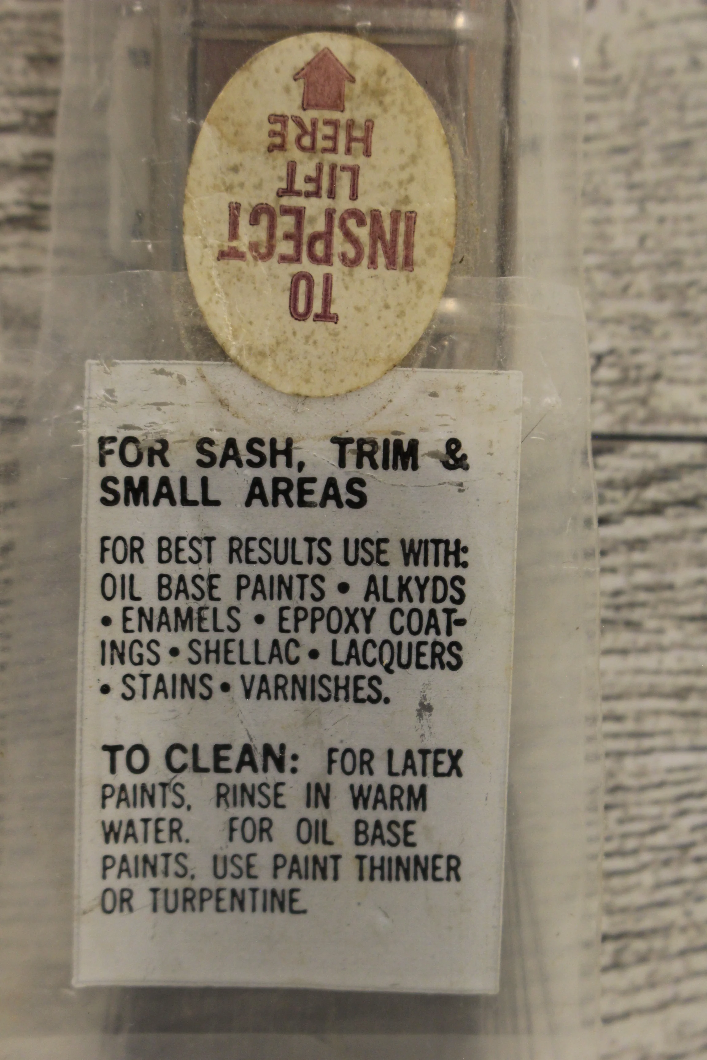 1" Small Area Paint Brsh - 100% Nylon - TN-1510 - For Sash, Trim, & Small Areas - Image 5