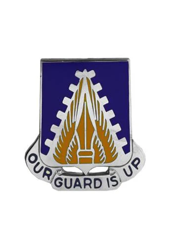 150th Aviation Regiment Unit Crest Pins "Our Guard is Up" - Used