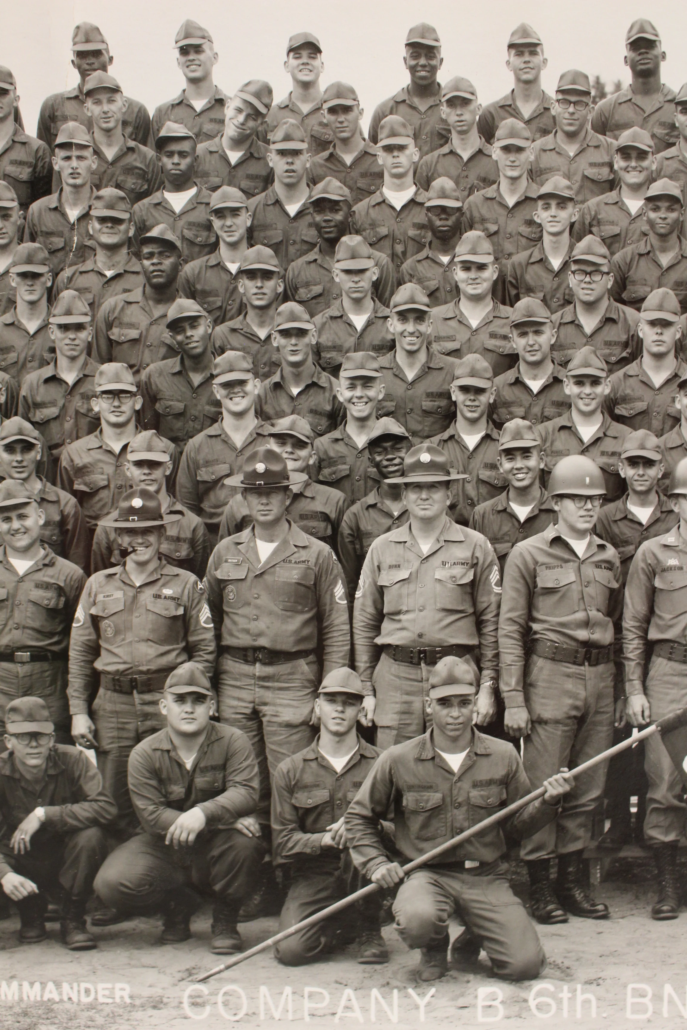1968 Fort Gordon, Georgia Company B 6th BN 2nd BCT BDE USASTC Photograph Picture - Image 3