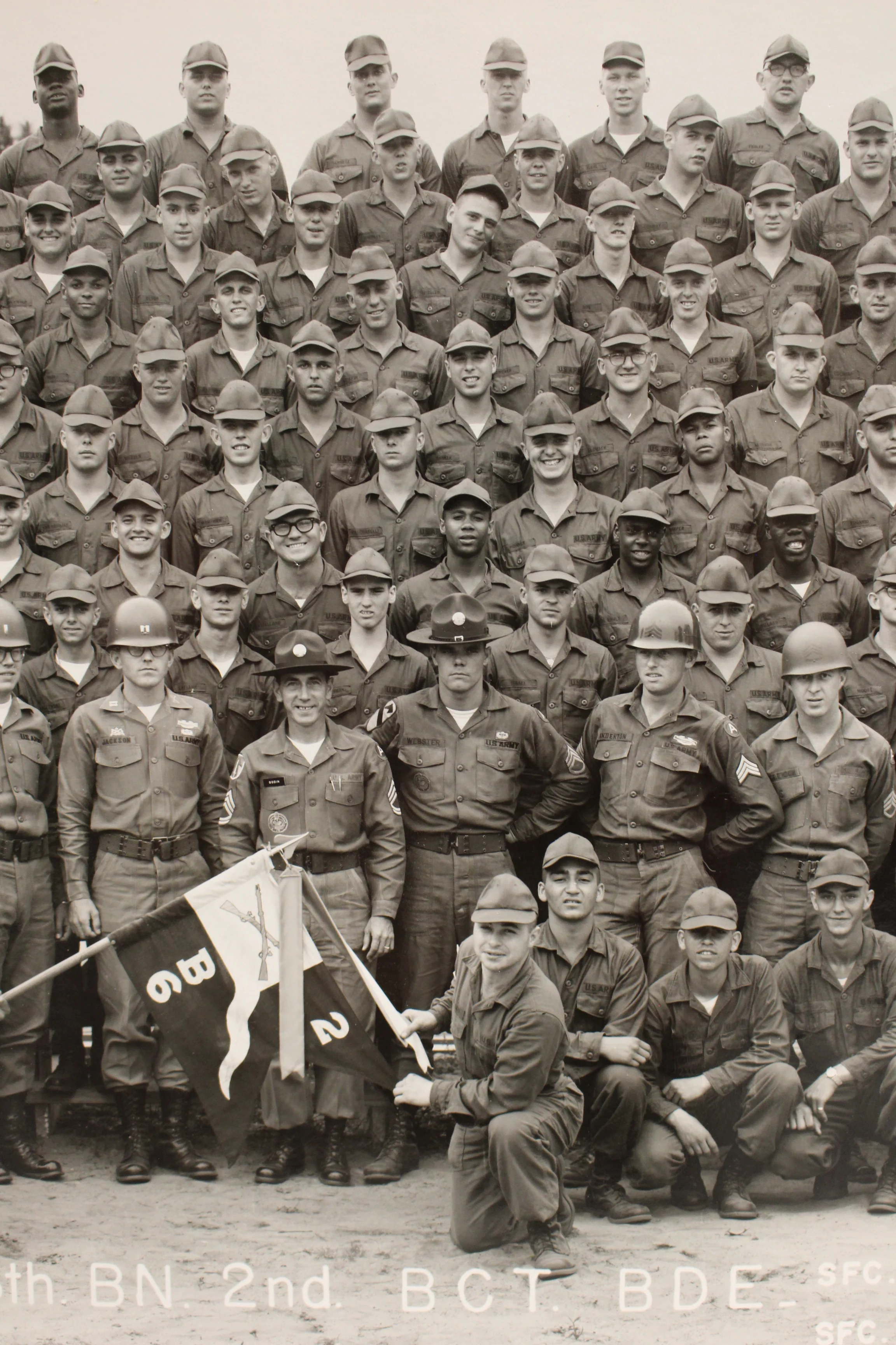 1968 Fort Gordon, Georgia Company B 6th BN 2nd BCT BDE USASTC Photograph Picture - Image 4