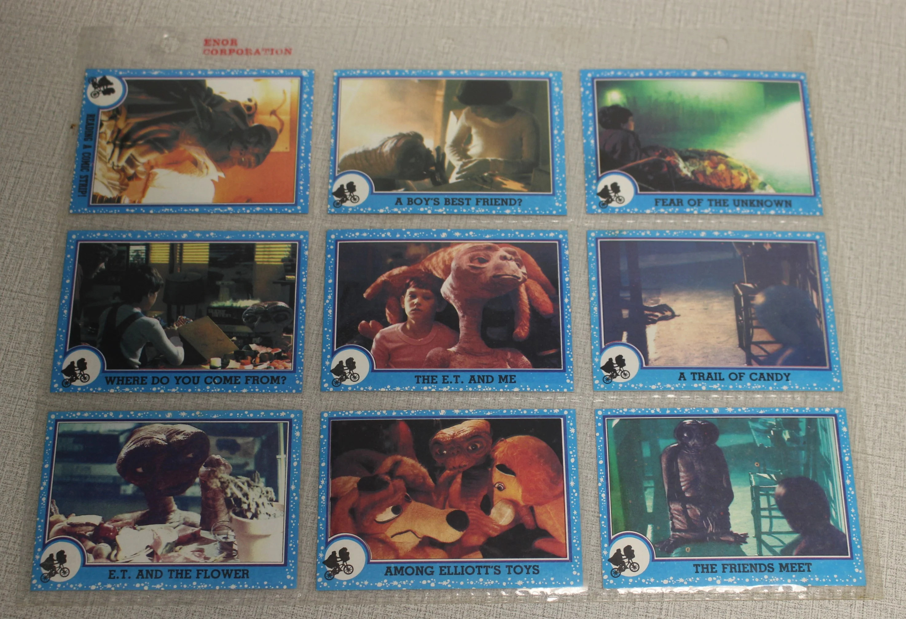 1982 E.T. The Extra-Terrestrial In His Adventure On Earth Trading Cards-You Pick - Image 3