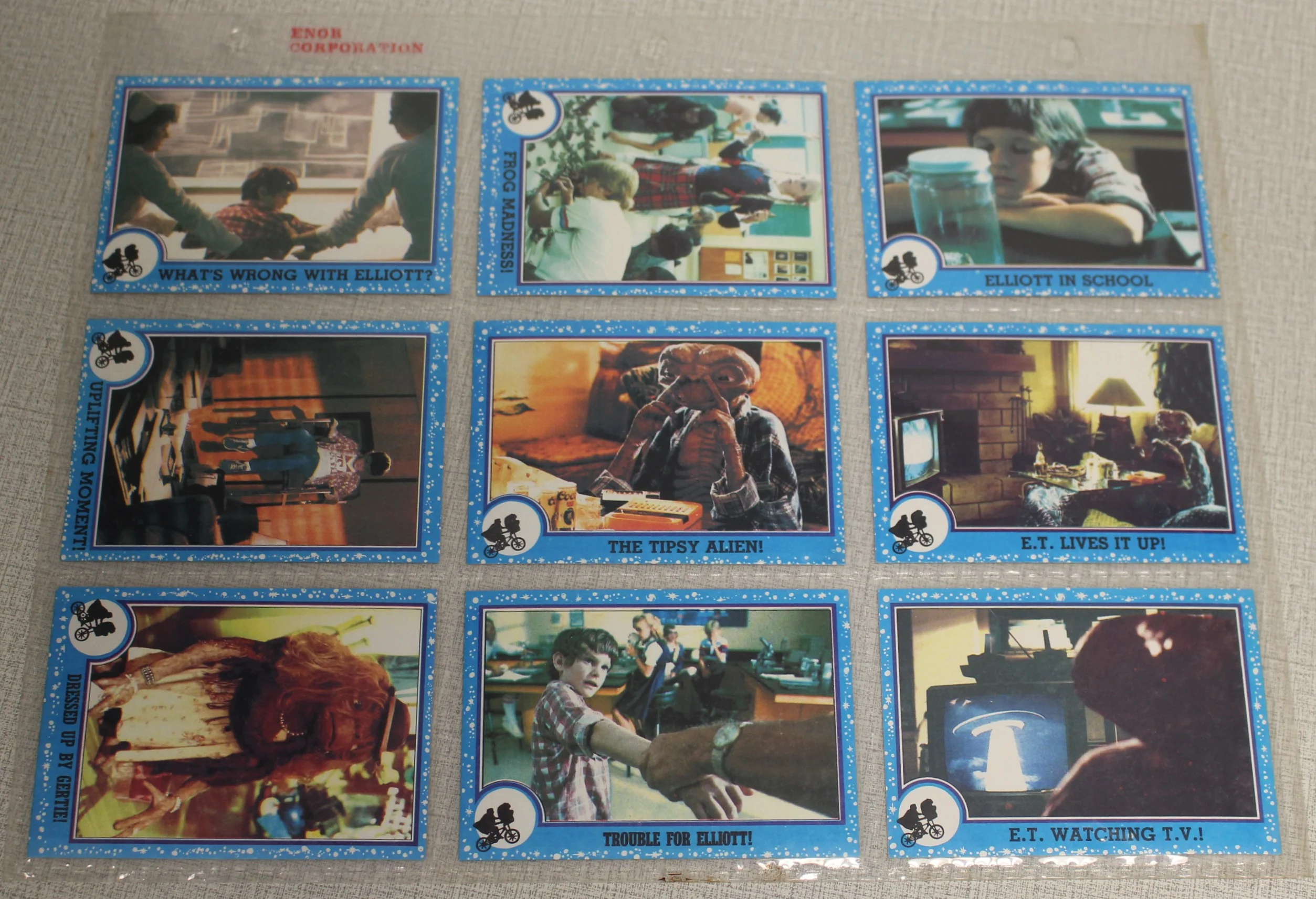 1982 E.T. The Extra-Terrestrial In His Adventure On Earth Trading Cards-You Pick - Image 5
