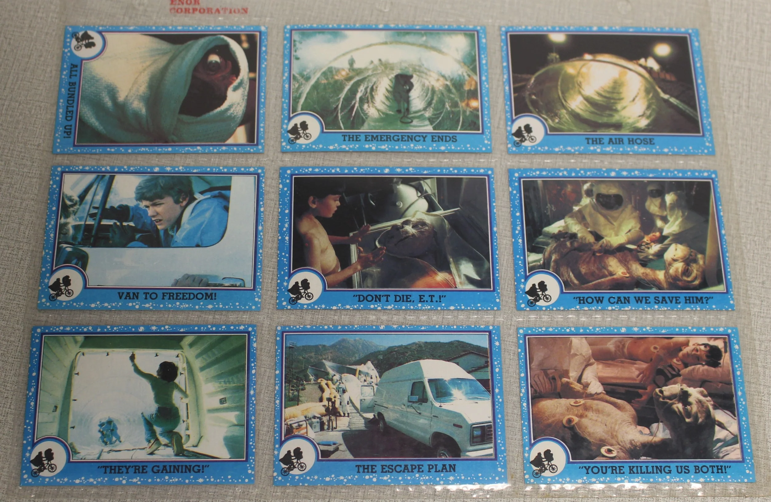 1982 E.T. The Extra-Terrestrial In His Adventure On Earth Trading Cards-You Pick - Image 8