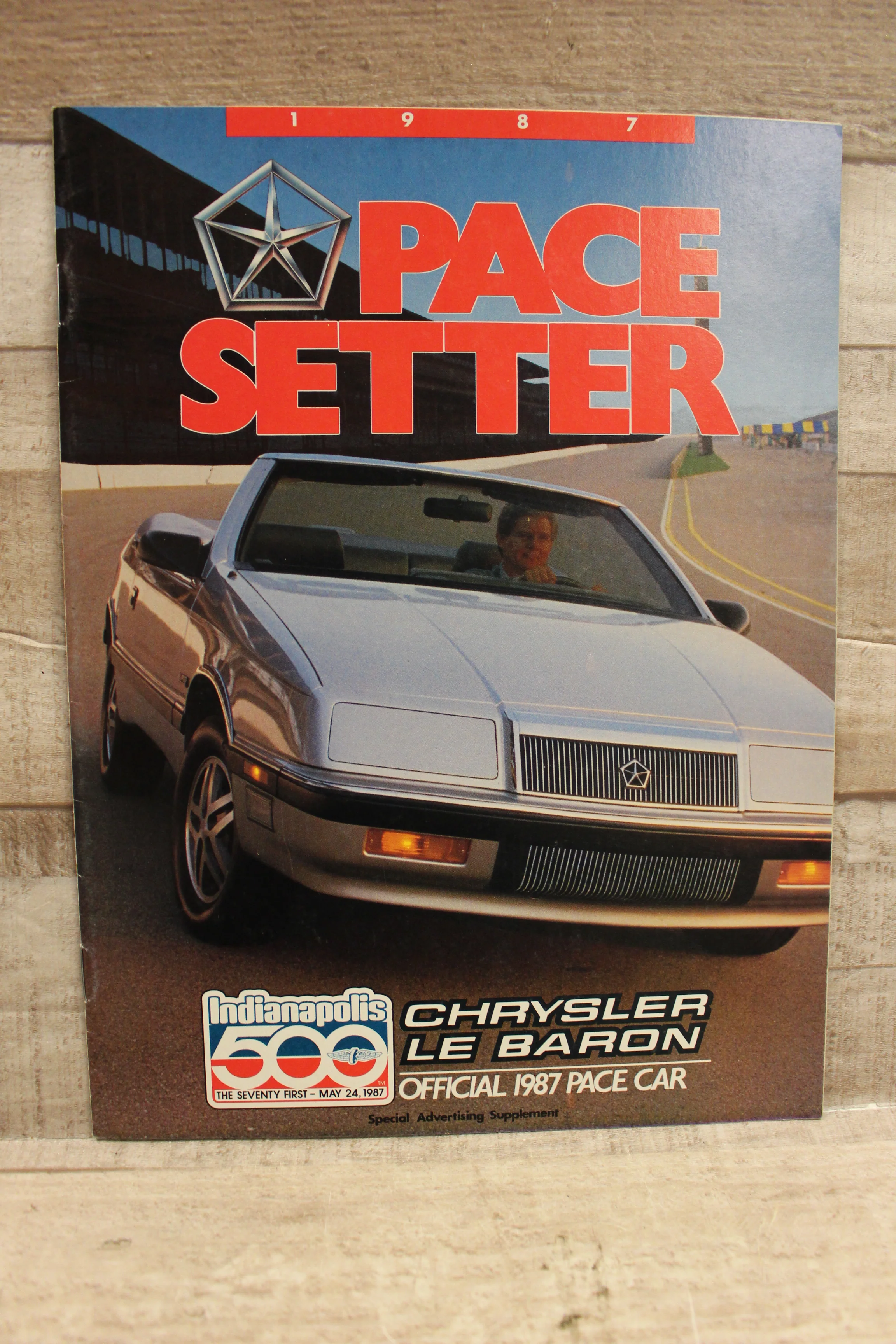 1987 Chrysler Le Baron Pace Car Brochure Catalog -Used