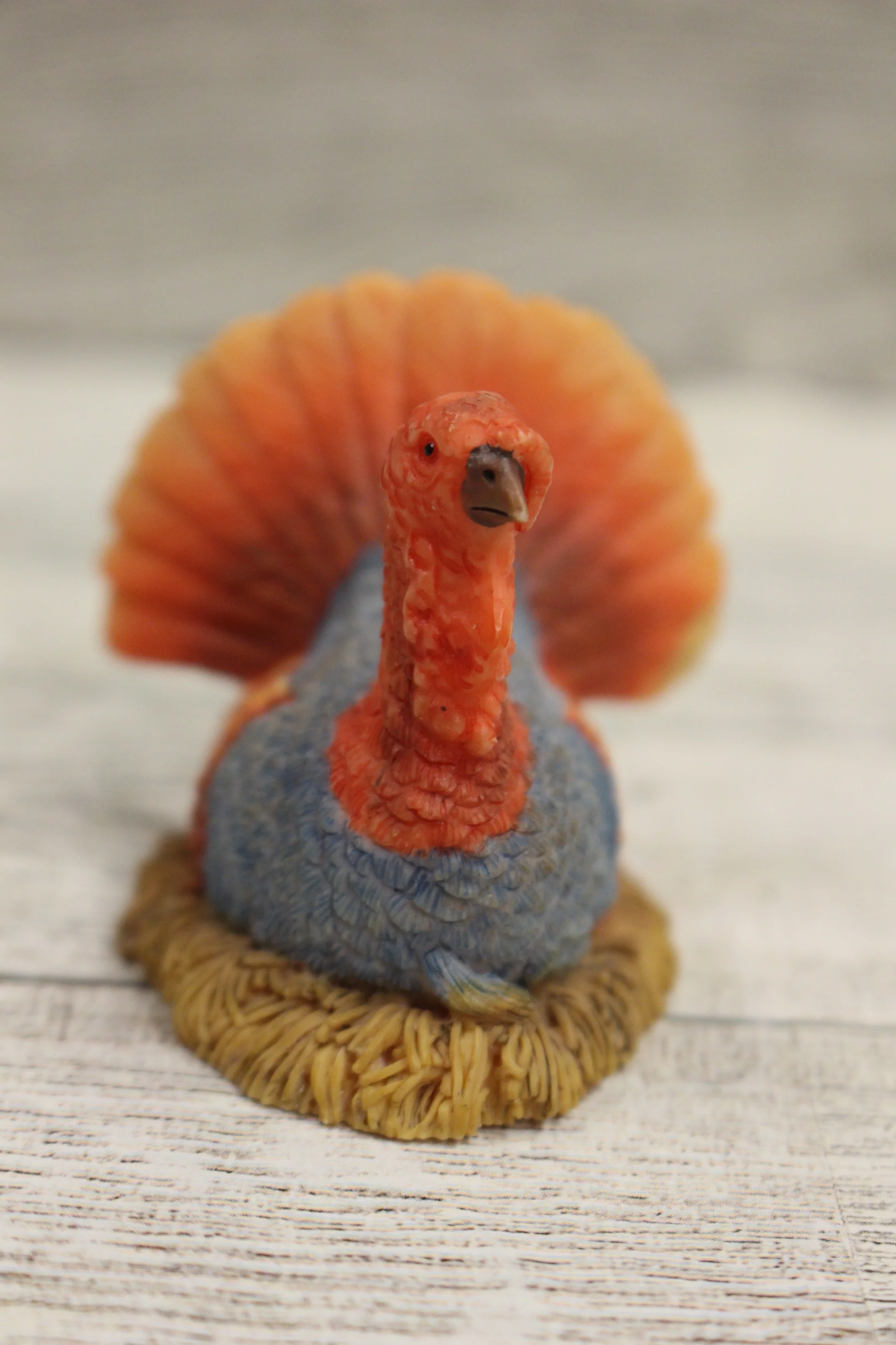 1995 Enesco Sweet Harvest Hearts Figurine - #159085 - Thanksgiving Turkey - Used