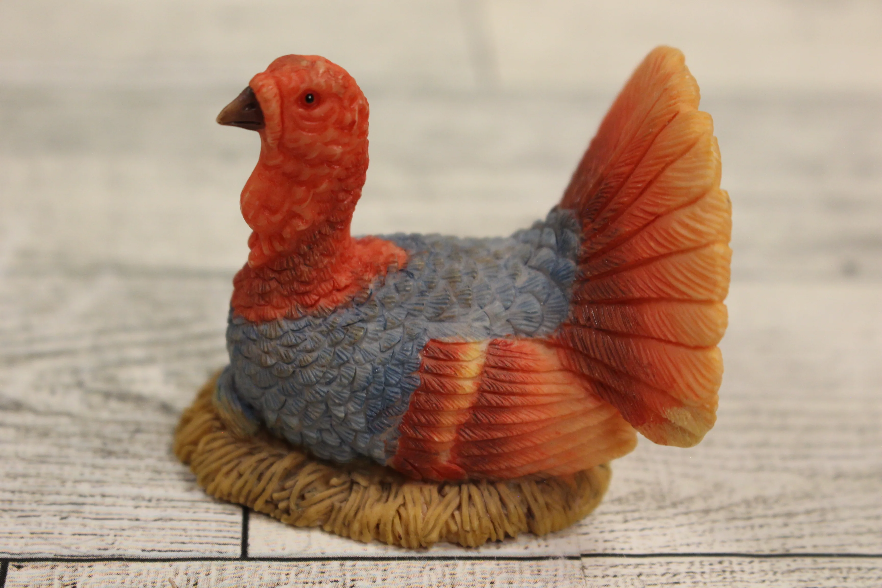 1995 Enesco Sweet Harvest Hearts Figurine - #159085 - Thanksgiving Turkey - Used - Image 4