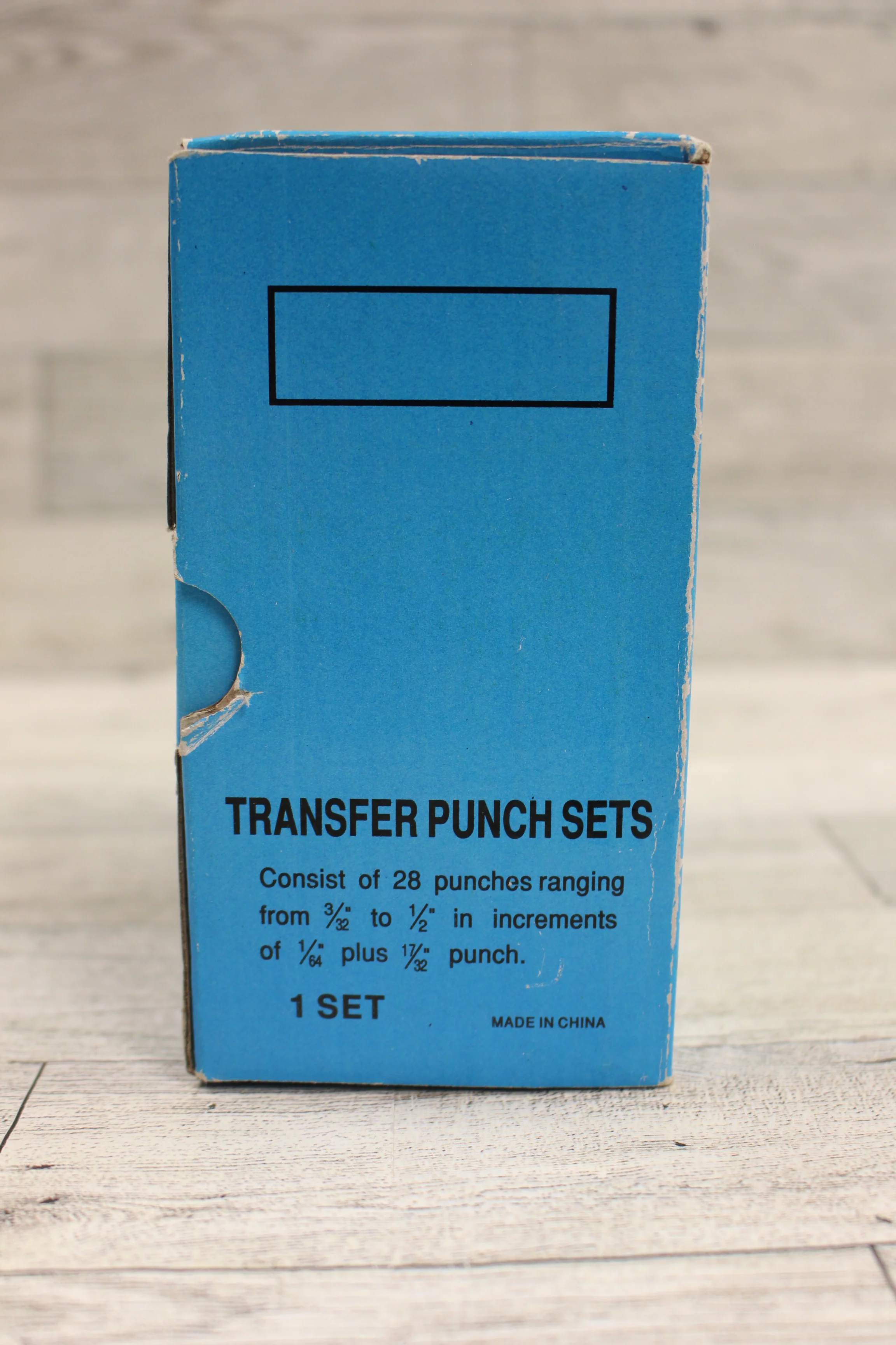 28 Piece Transfer Punch Set - 24K0540 - 3/32" to 1/2"+17/32" Steel 4 7/8" L -New - Image 12