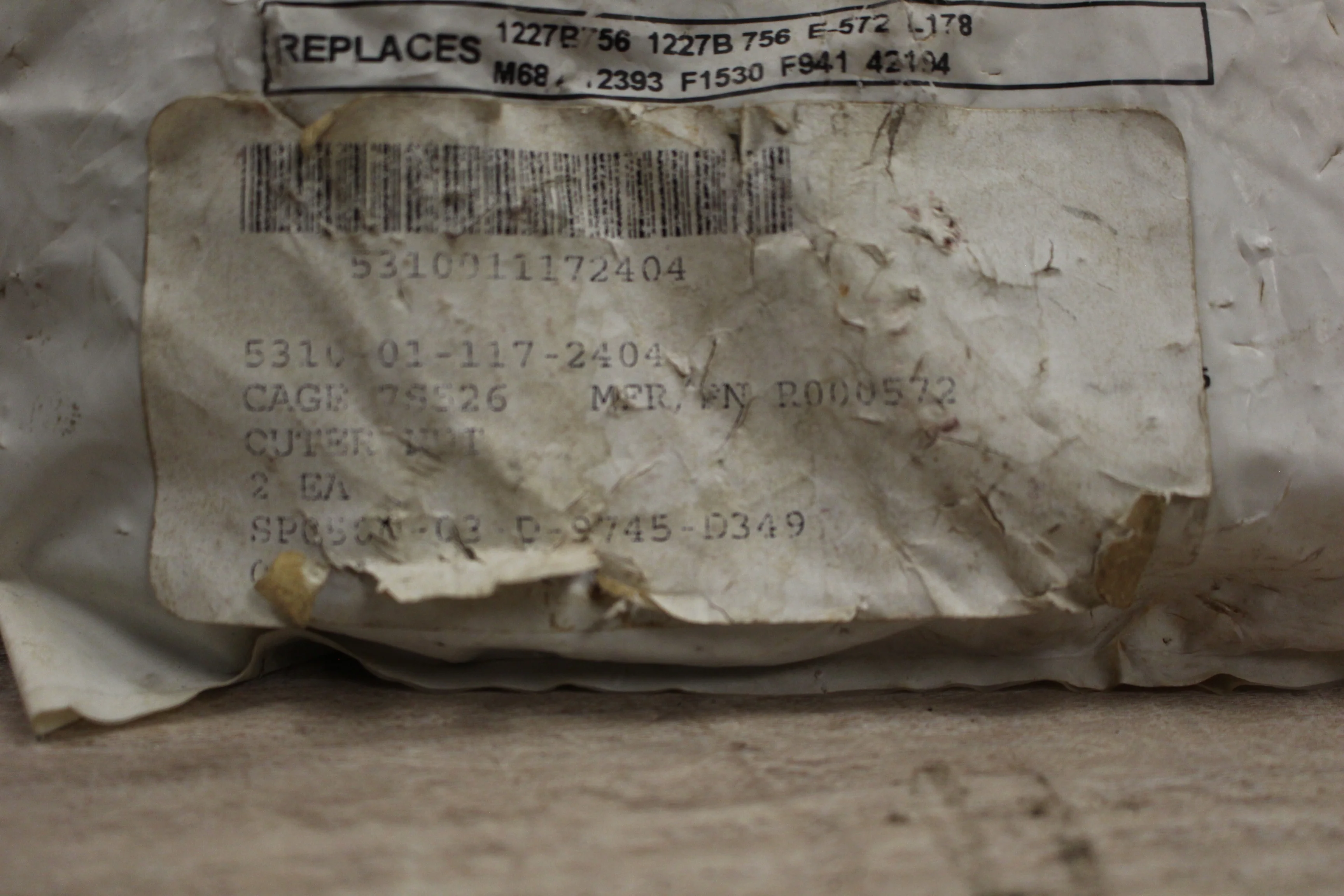 2x Meritor R000572 Outer Nut 5310-01-117-2404 -Silver -New, In Packaging - Image 3