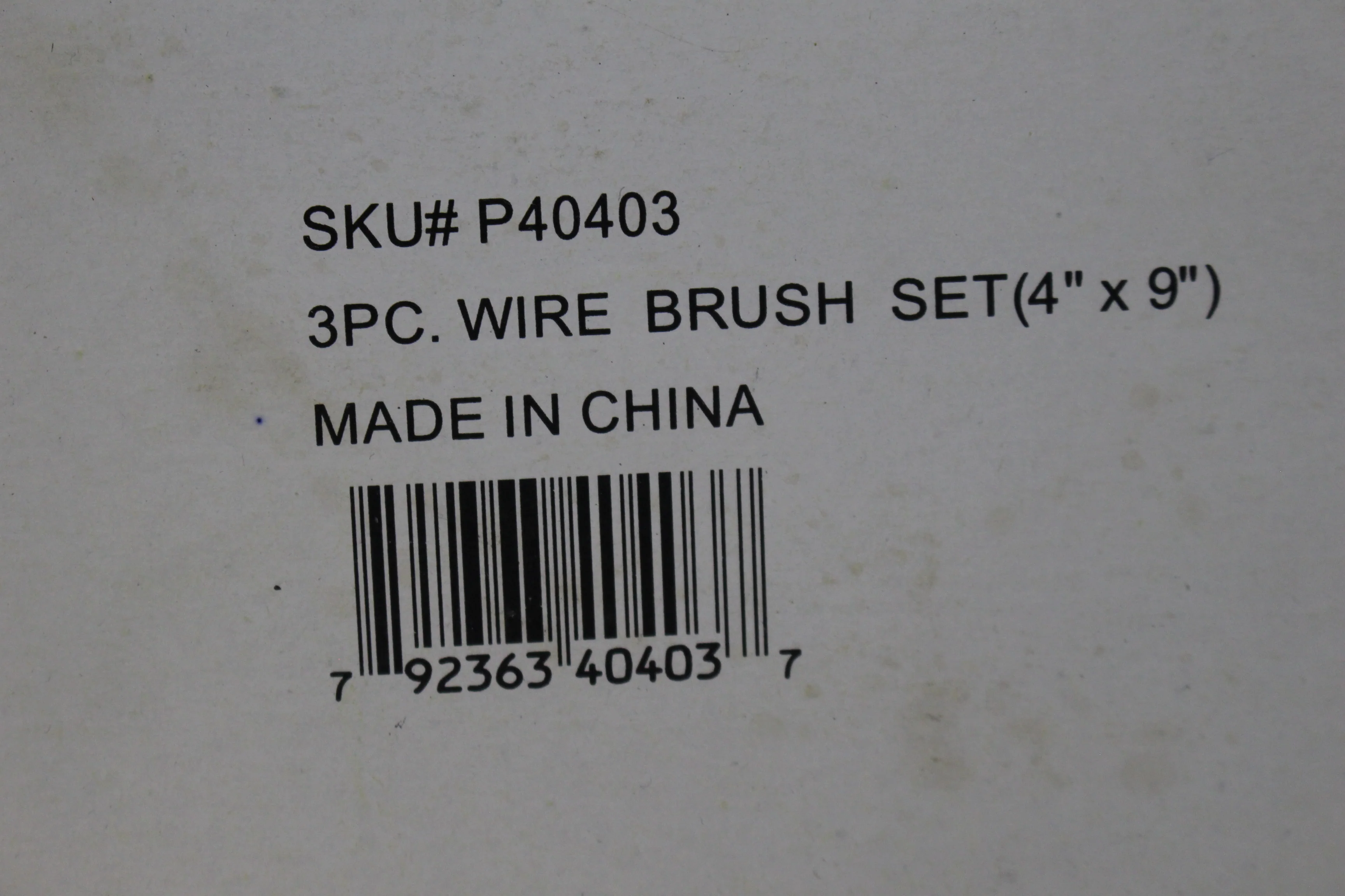 3 Piece Wire Brush Set - P40403 - New - Image 2