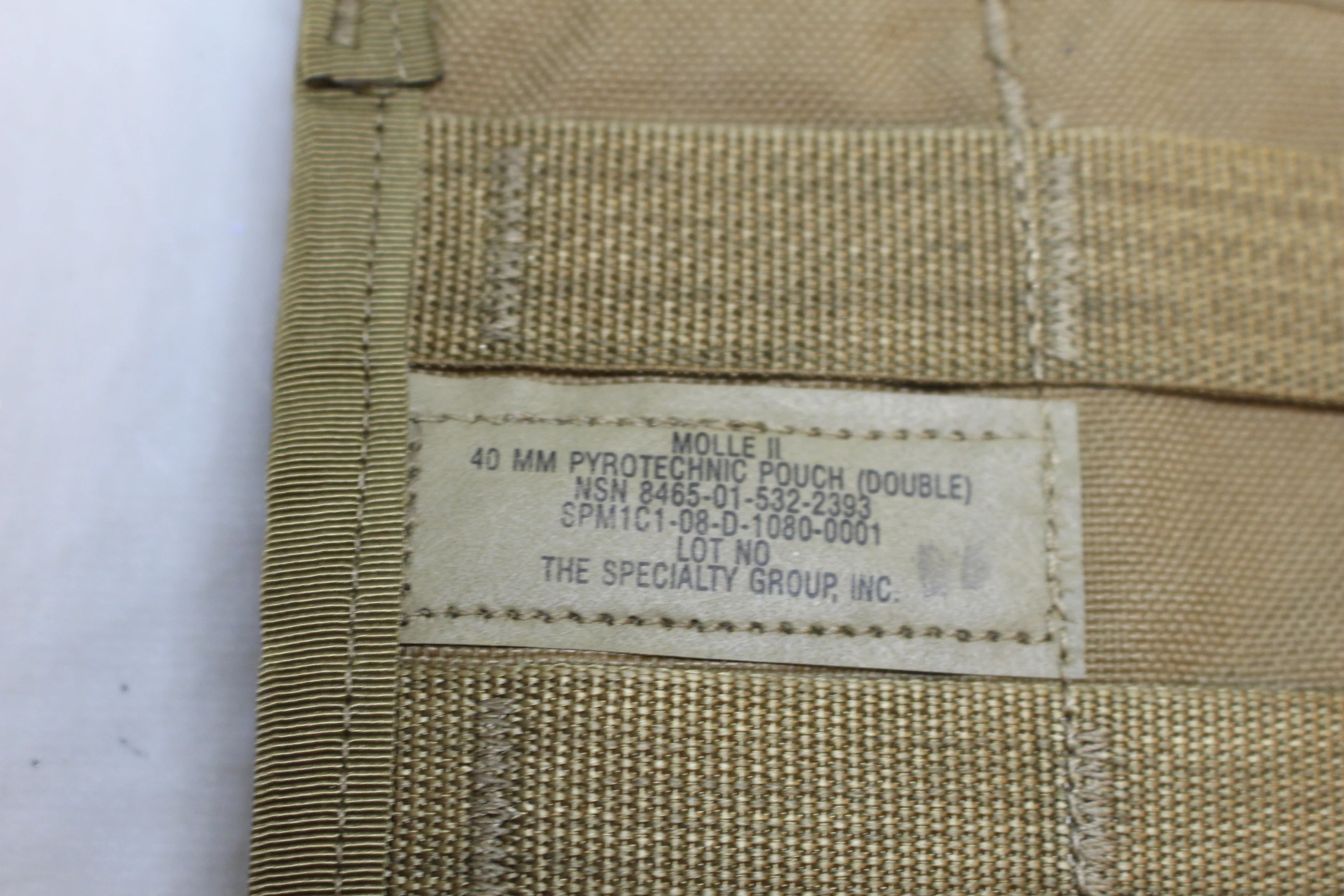 40 mm Double High Pyrotechnic Pouch - 8465-01-532-2393 - Coyote - New - Image 7