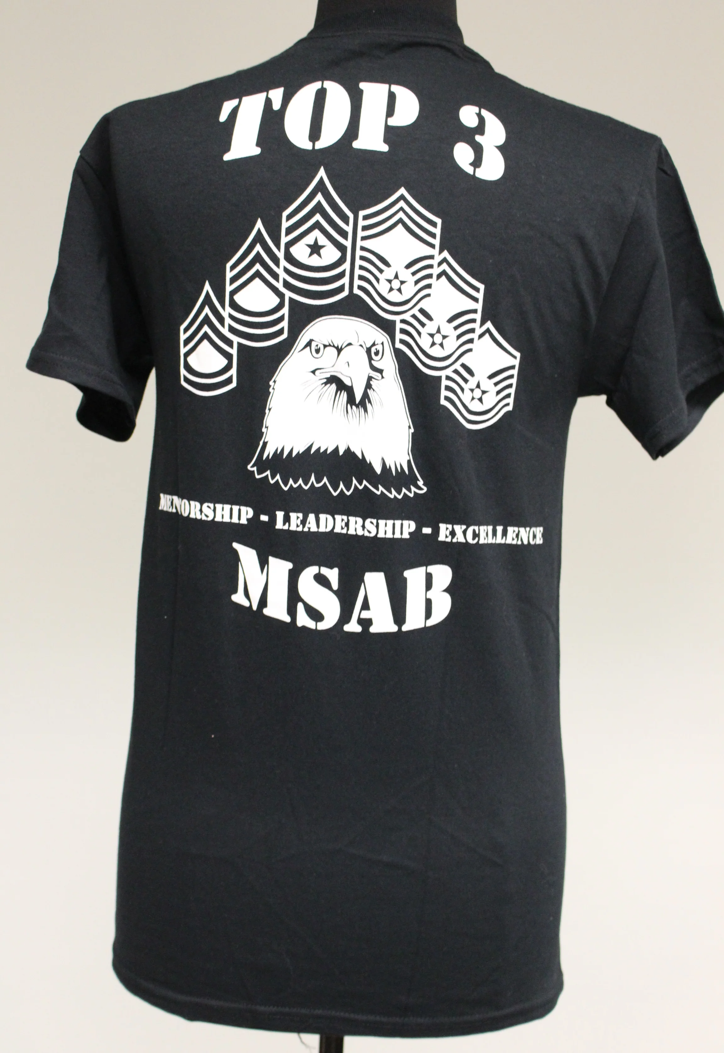 407th Air Expeditionary Group Top 3 MSAB, Short Sleeve T-Shirt, Black, Small, New - Image 3