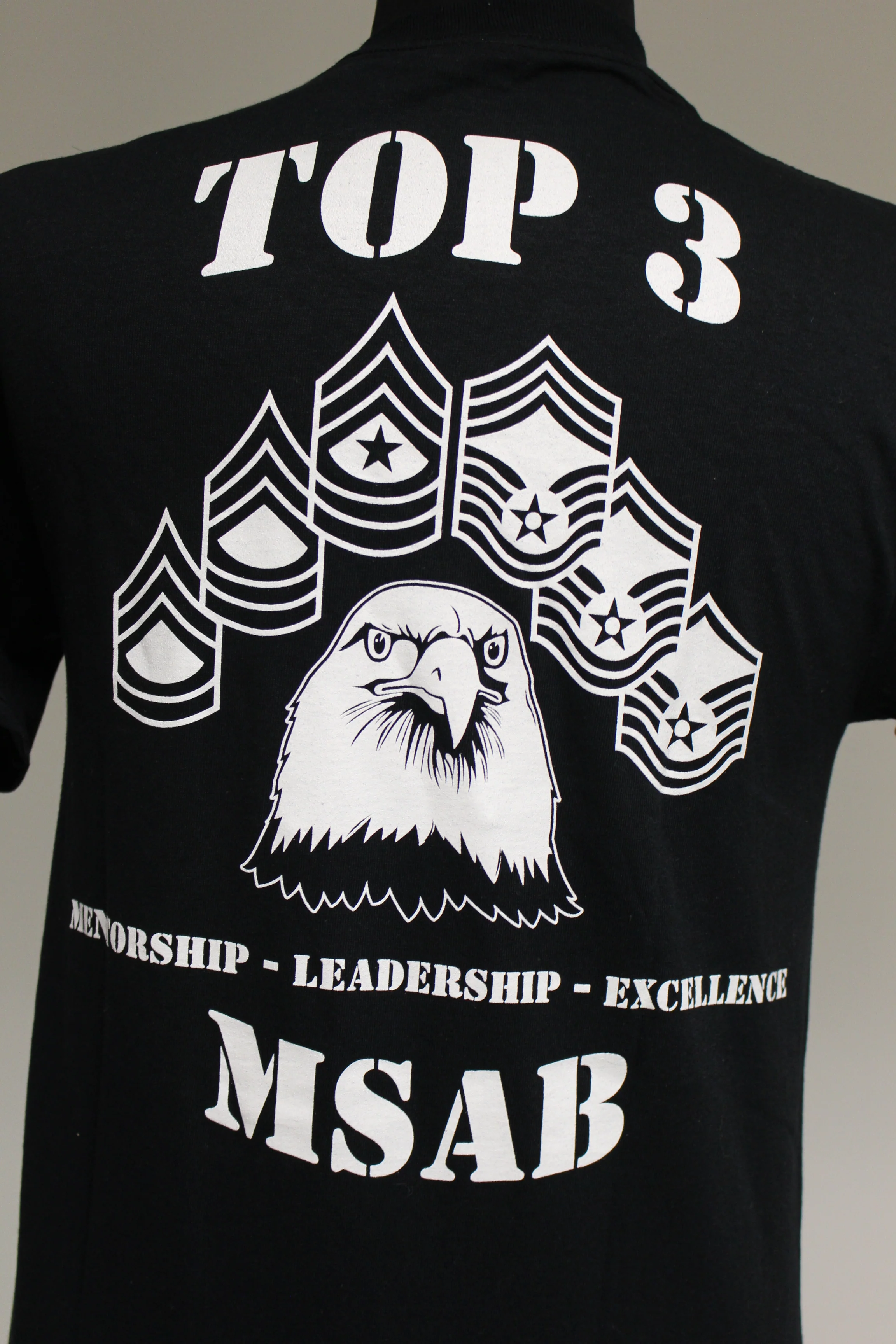 407th Air Expeditionary Group Top 3 MSAB, Short Sleeve T-Shirt, Black, Small, New - Image 4