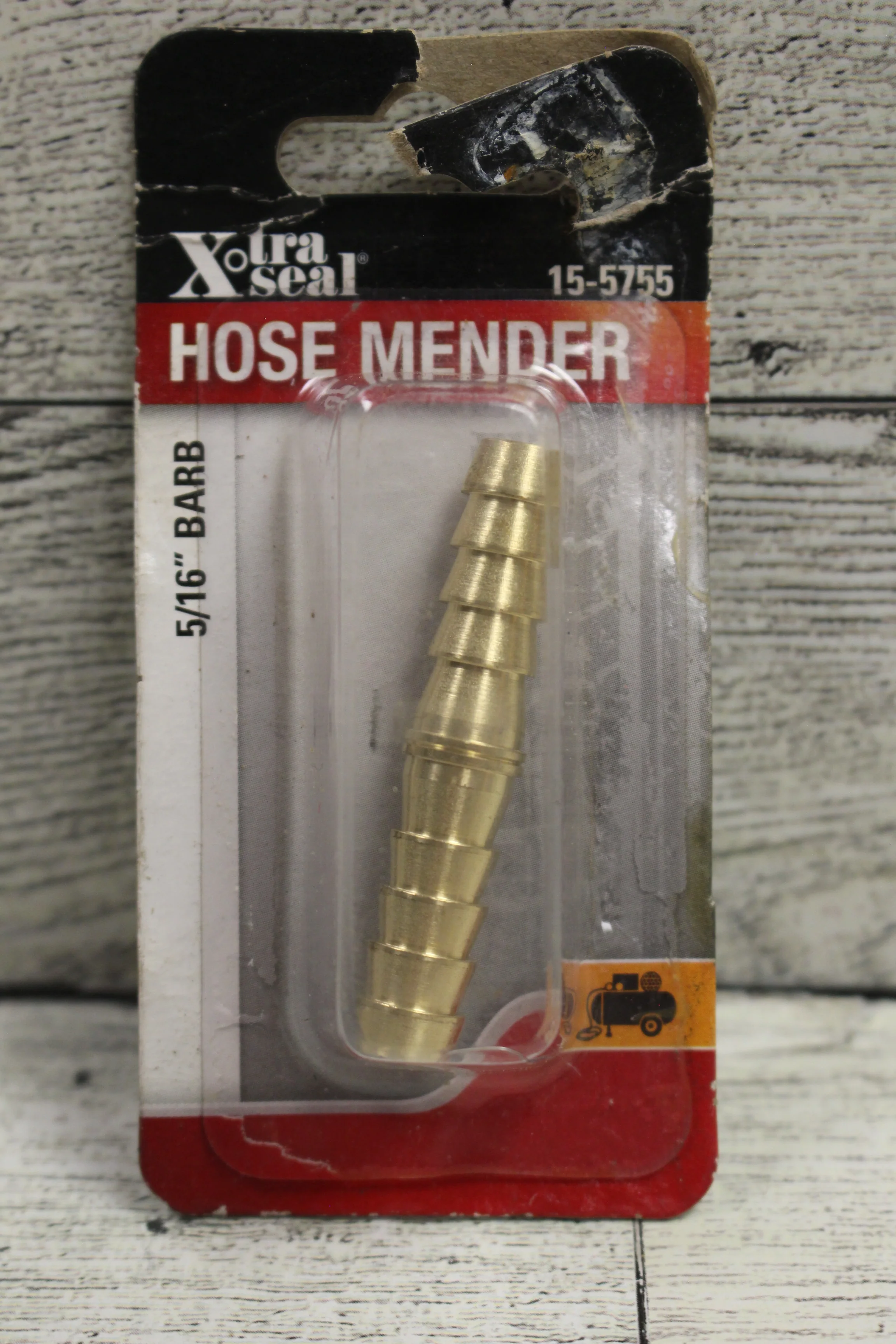 5/16" Brass Barb Hose Splicer Mender - Straight Fitting - New