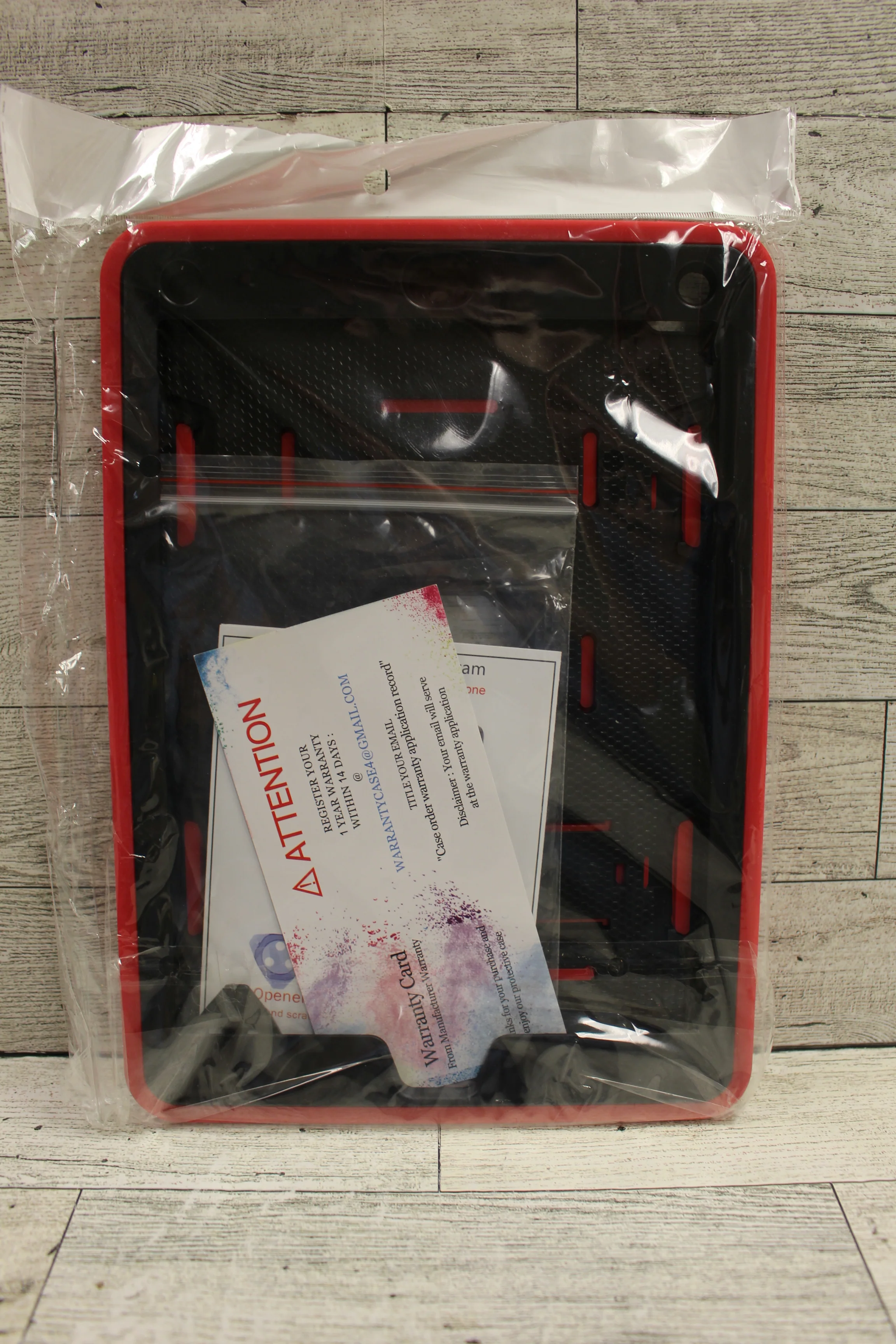 9.7" iPad Case For iPad - Red/Black - New - Image 6