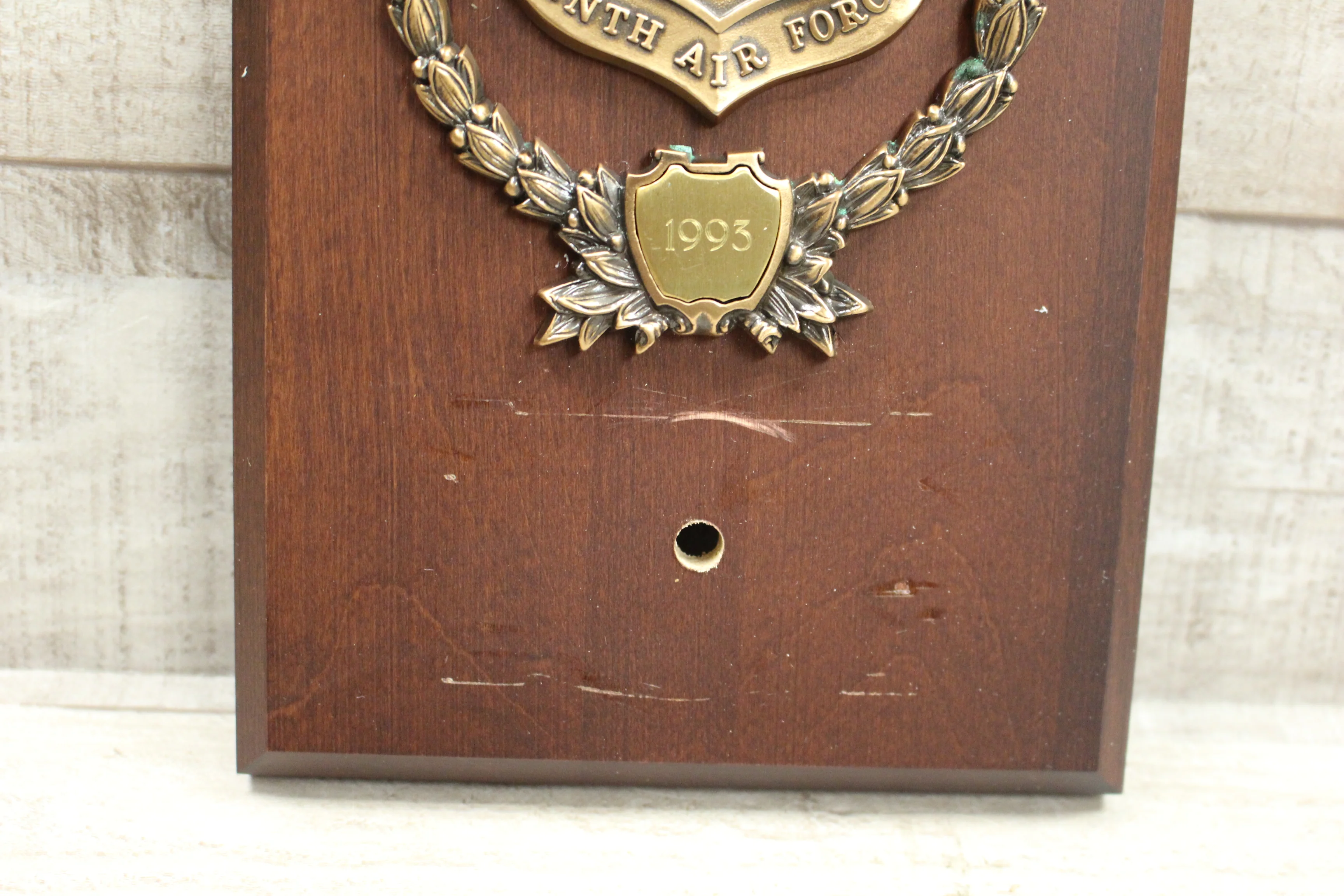 9th Air Force 1993 Plaque - Used - Image 3