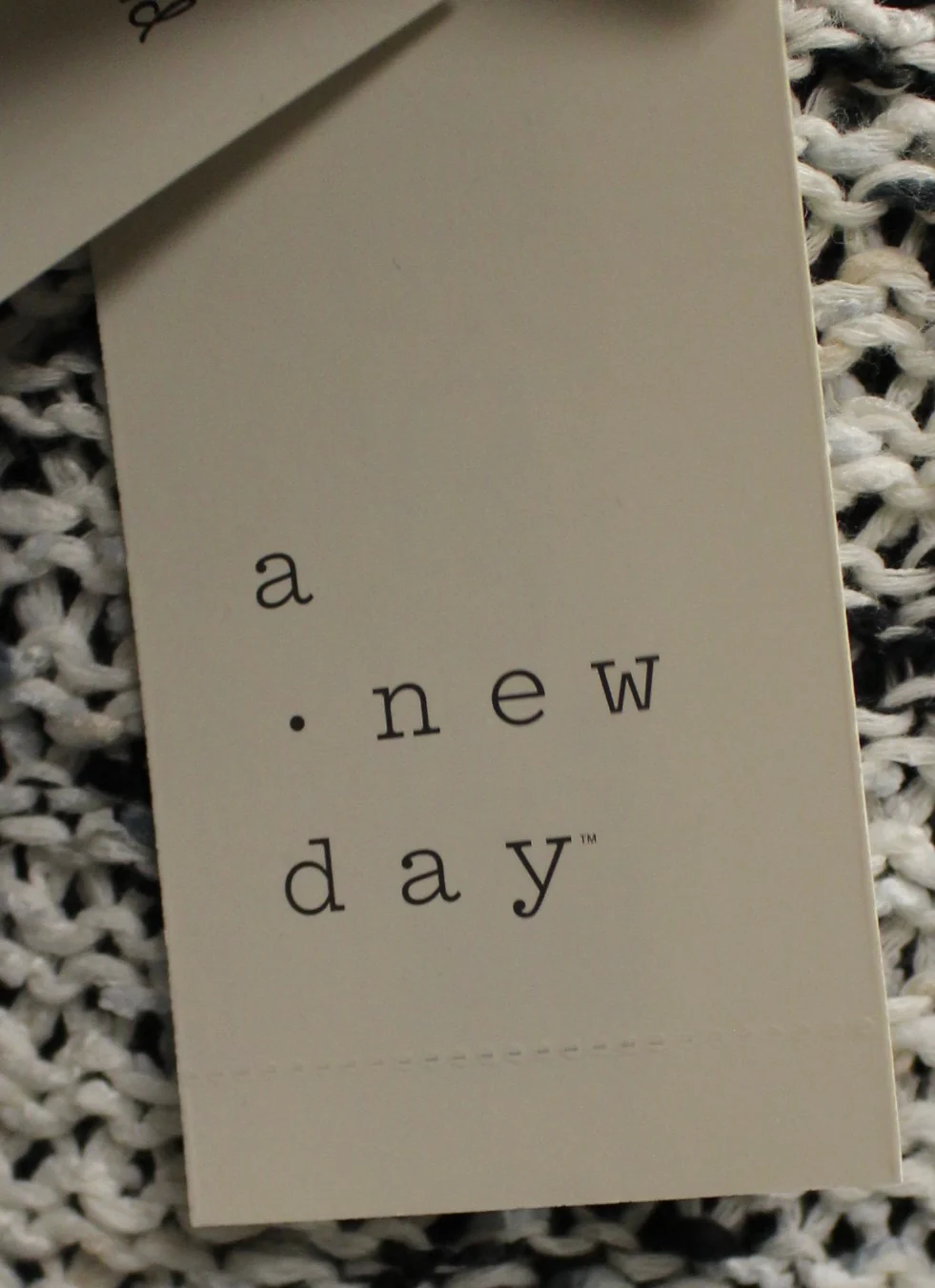 A New Day Women's Crewneck Color Effect Pullover Sweater Grey XL - Image 4