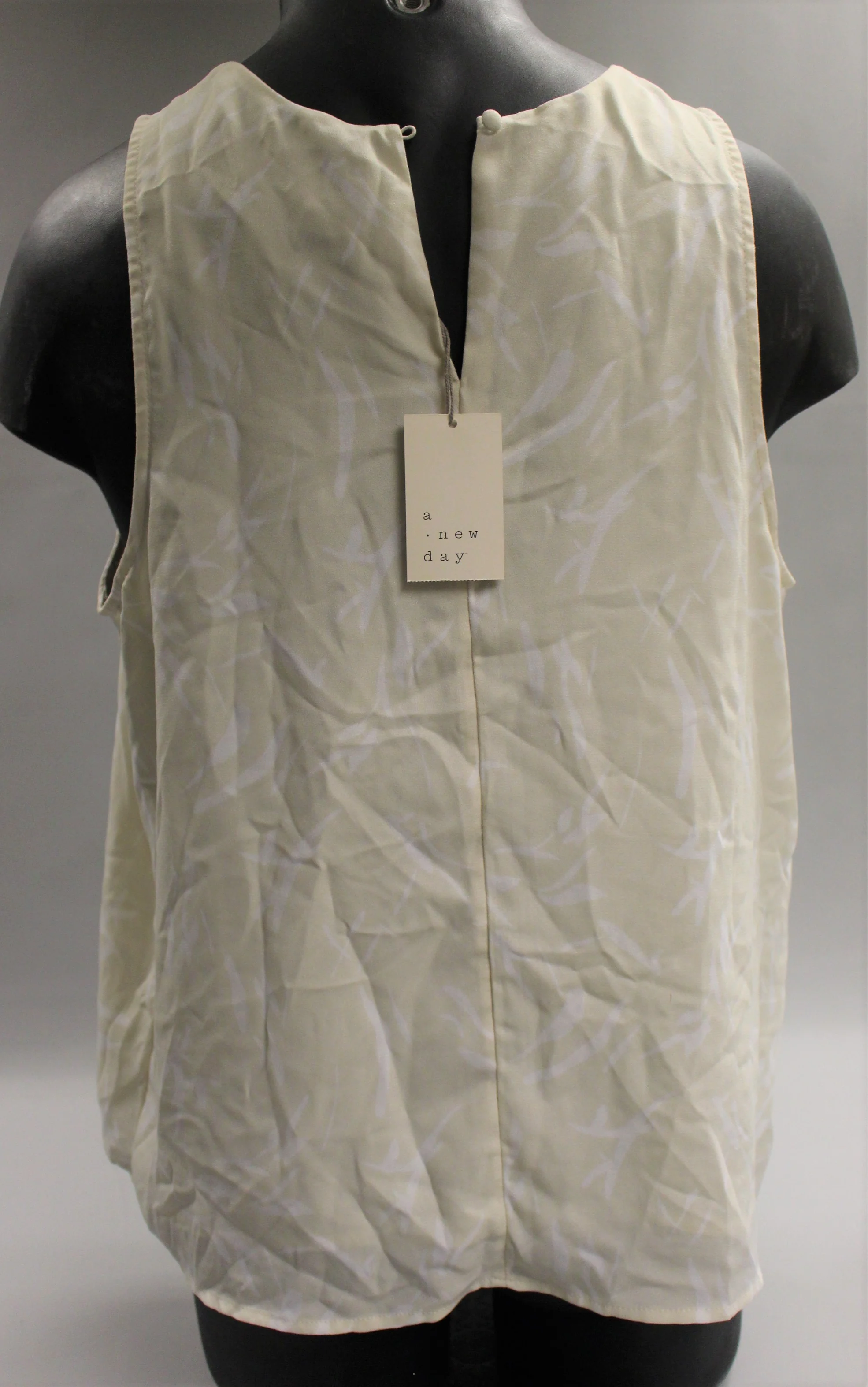 A New Day Women's Floral Print Sleeveless Shell Blouse - XXL - New - Image 2
