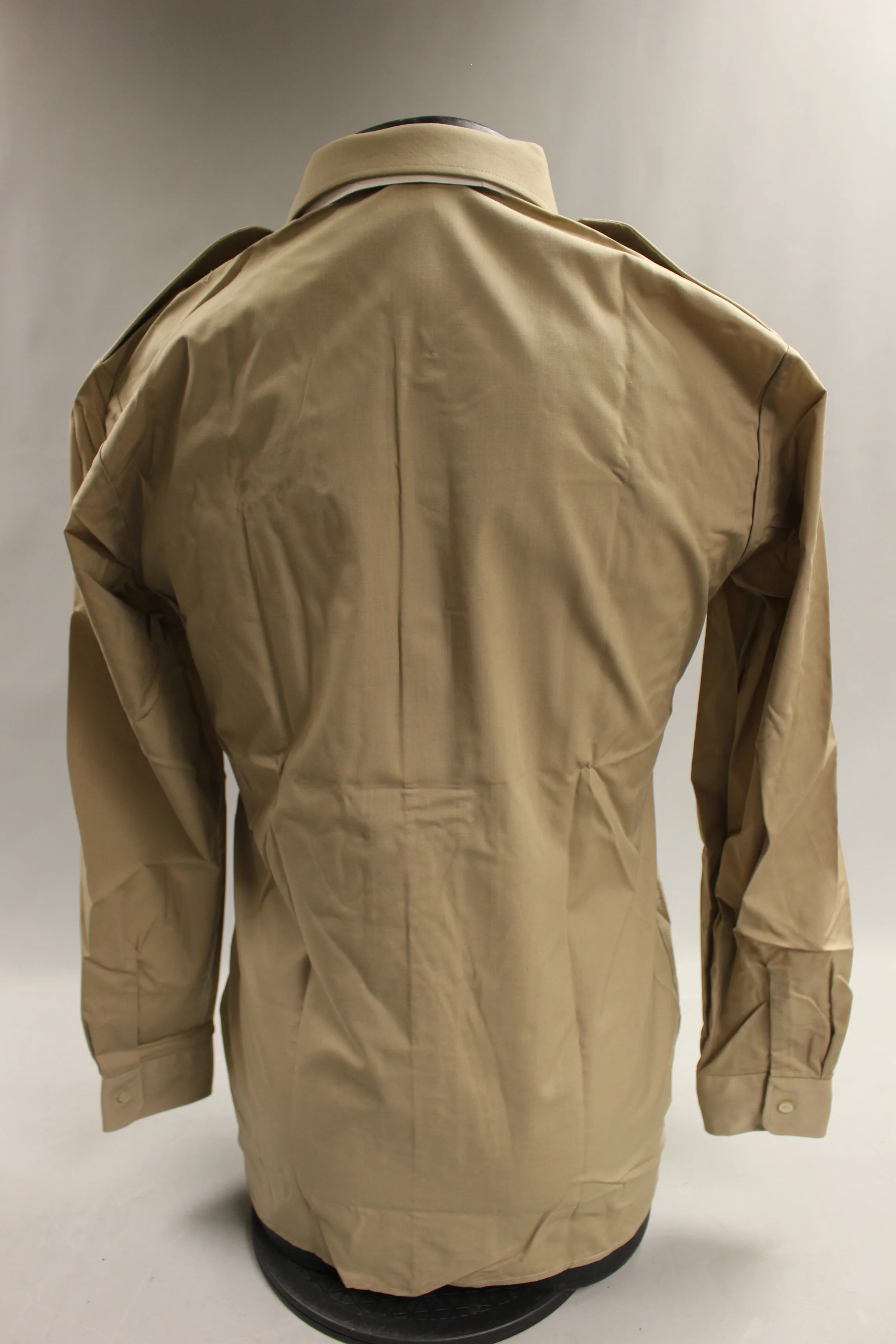 ABL SAE 949121 Preta Military Shirt - 37 - Khaki Beige - Used - Image 2