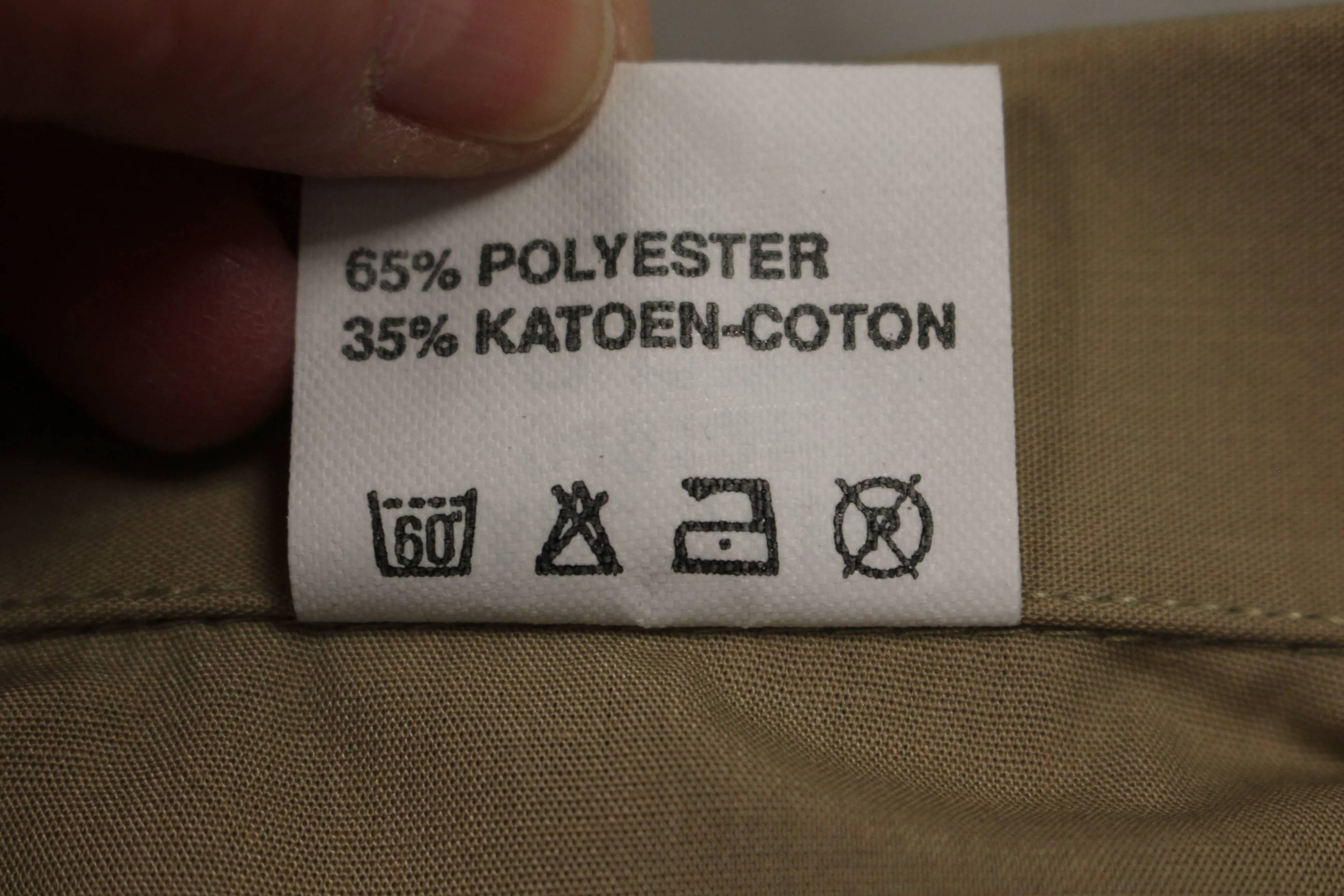 ABL SAE 949121 Preta Military Shirt - 37 - Khaki Beige - Used - Image 6