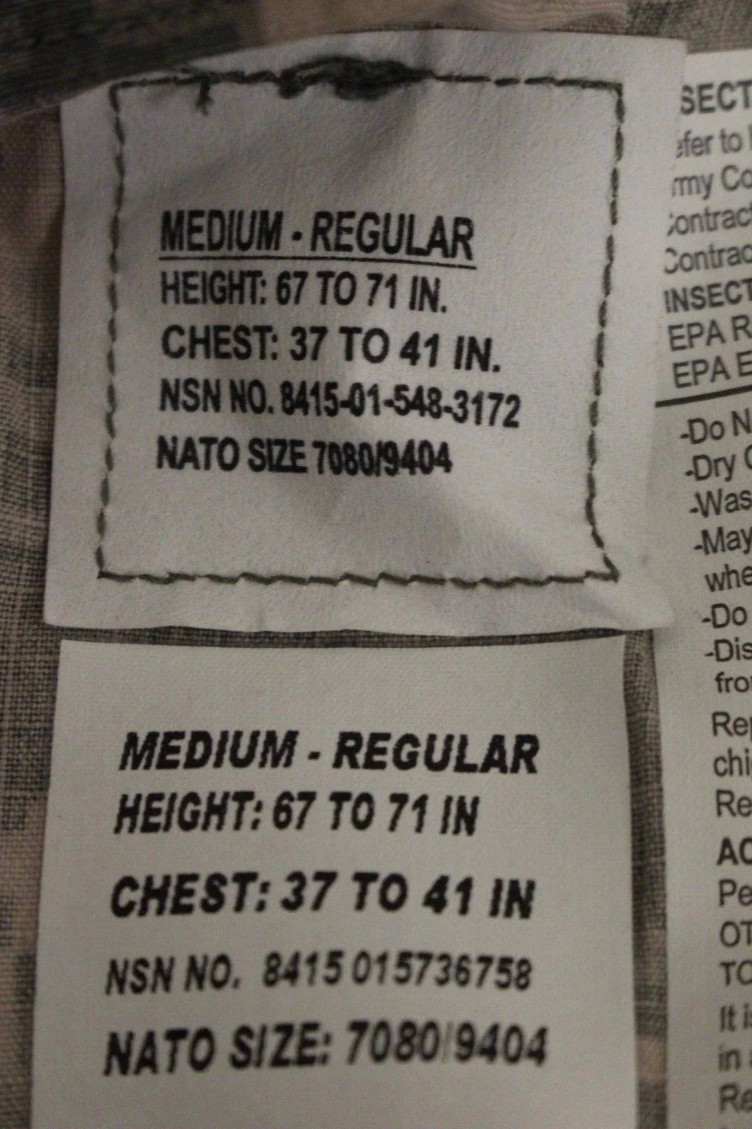 ACU Army Combat Coat - Medium-Regular - 8415-01-573-6758 - New - Image 6