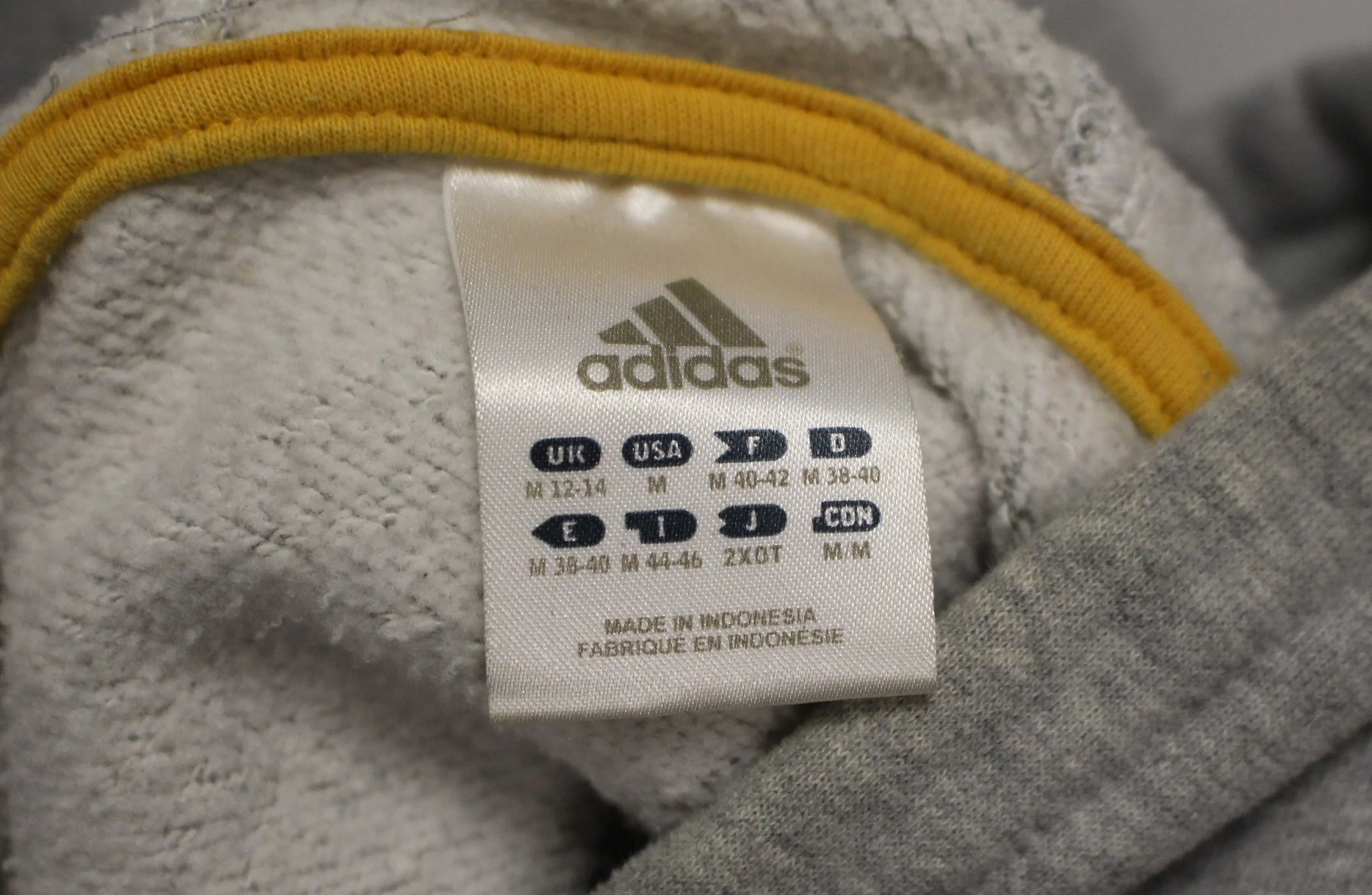 Adidas Hooded Sweatshirt, Size: Med (12-14) - Image 3