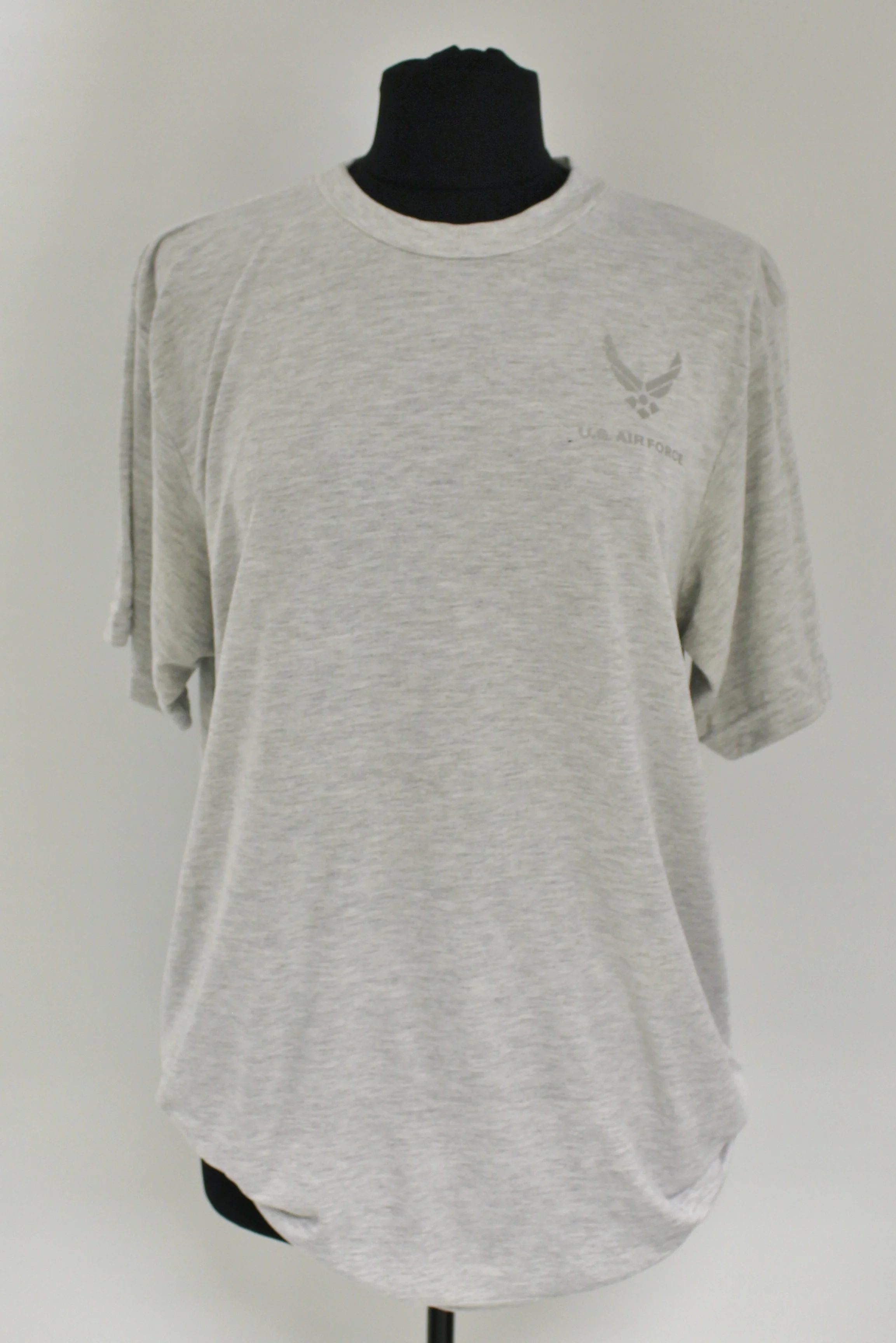 AF Air Force PT Physical Fitness T-Shirt - Short Sleeve - 4XLarge - Gray - New