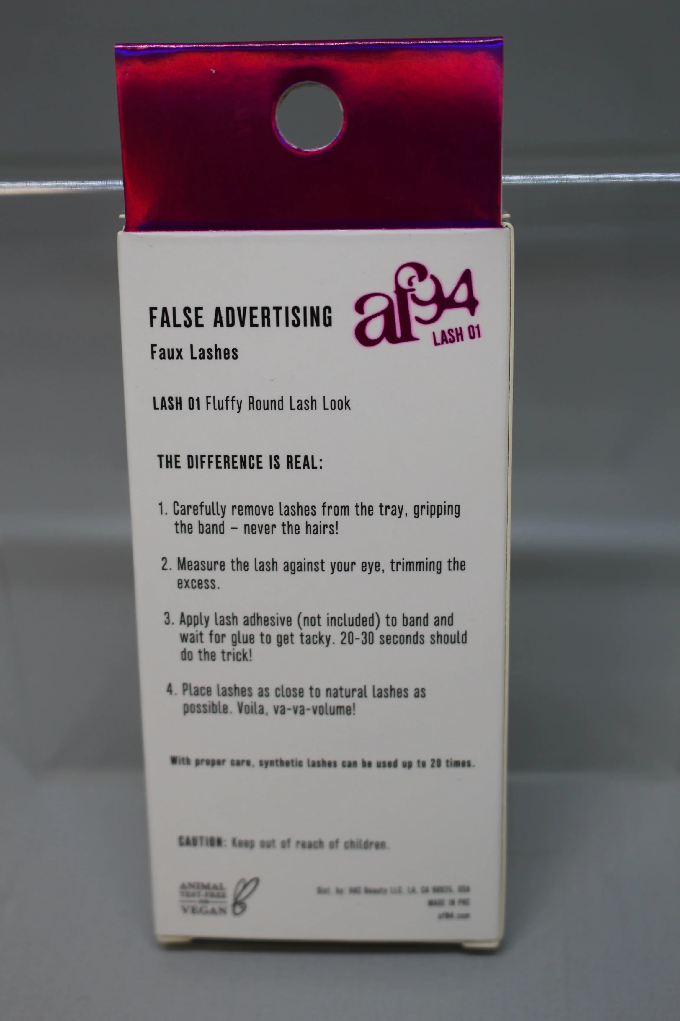 AF94 False Advertising Faux Lashes Lash Style 01 -New - Image 2