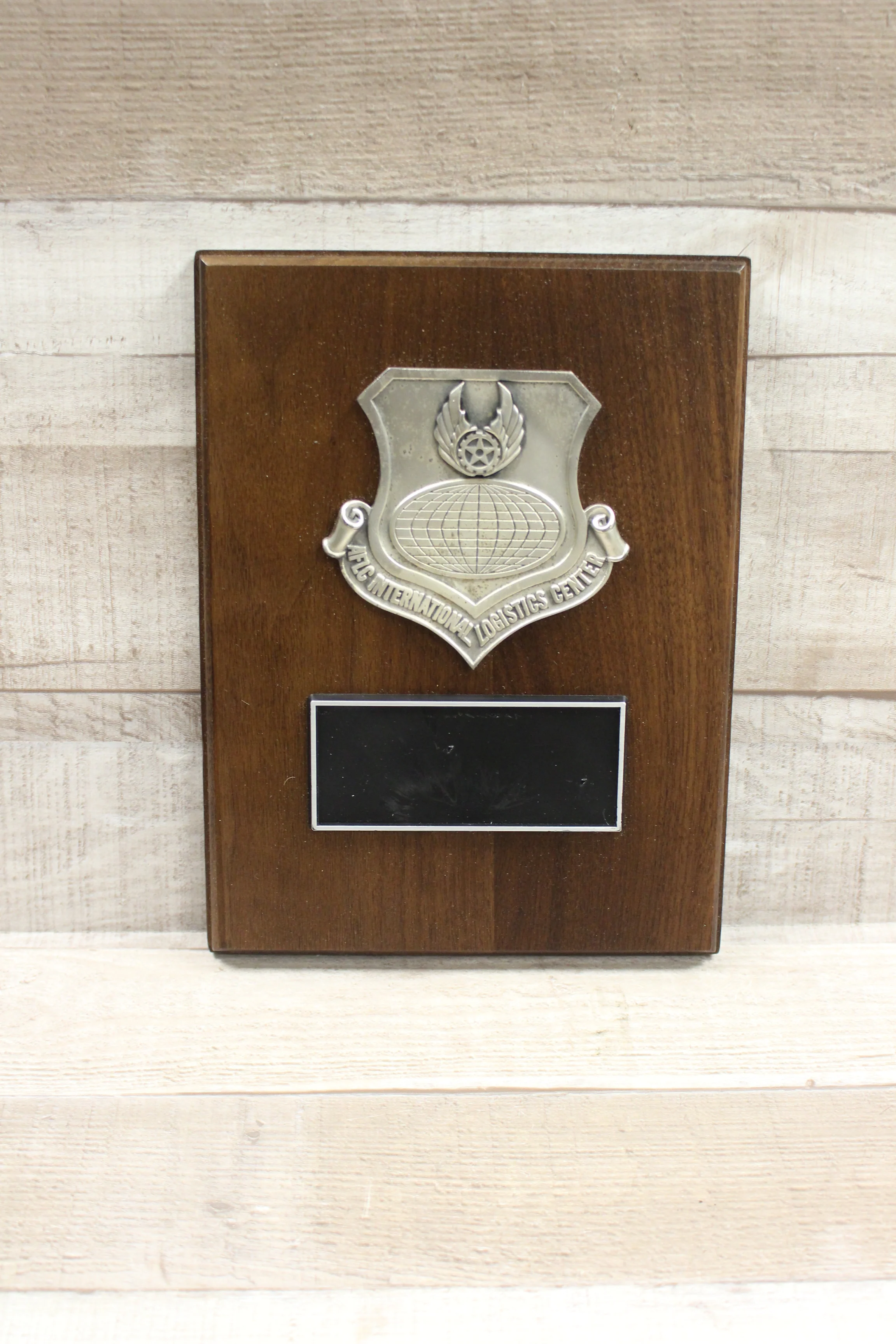 AFLC International Logistics Center Plaque - Used