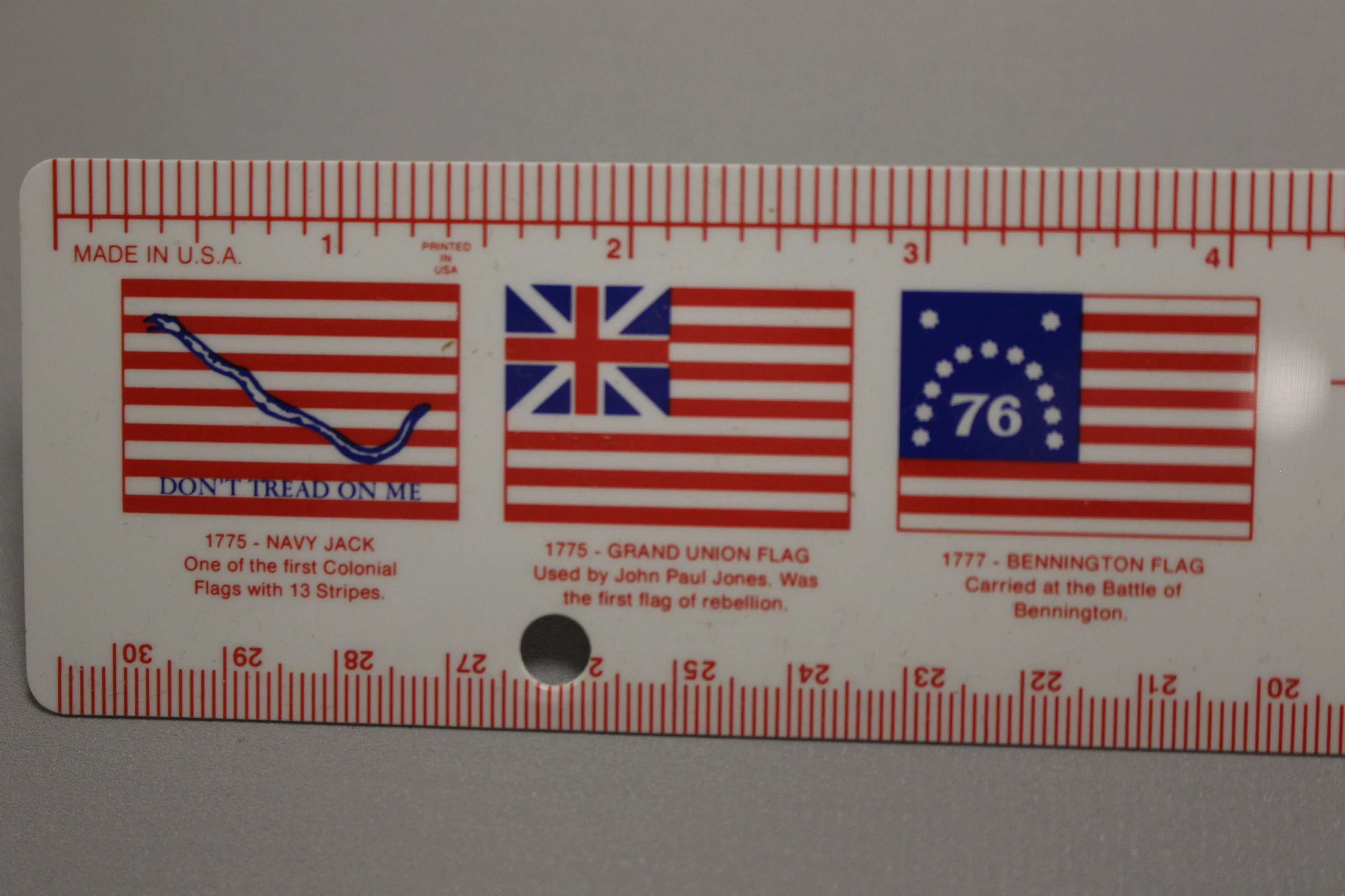 AIR FORCE RESERVE US Flag Advertising Ruler - Used - Image 2