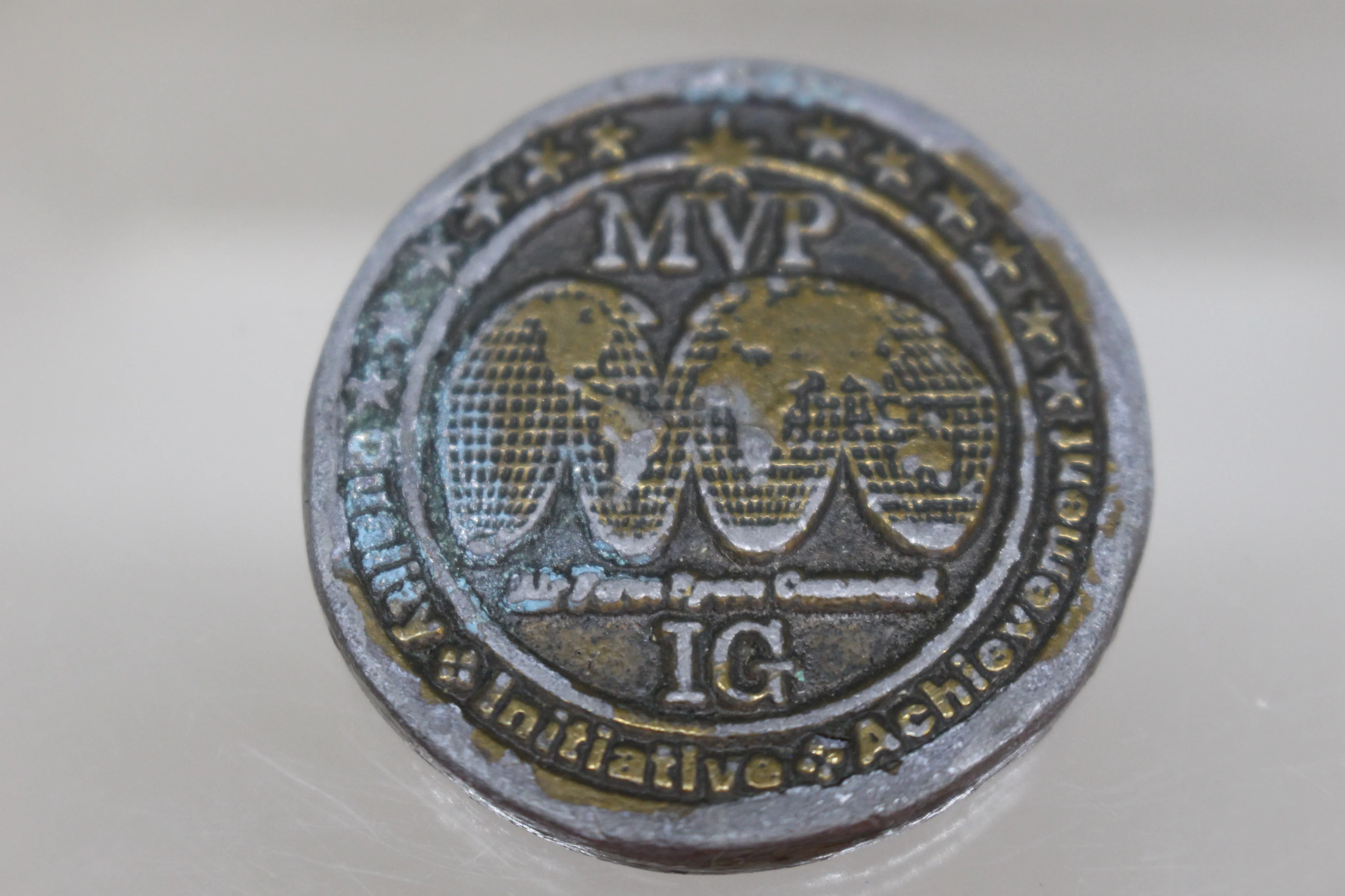 Air Force Space Command Challenge Coin - Used - Image 2