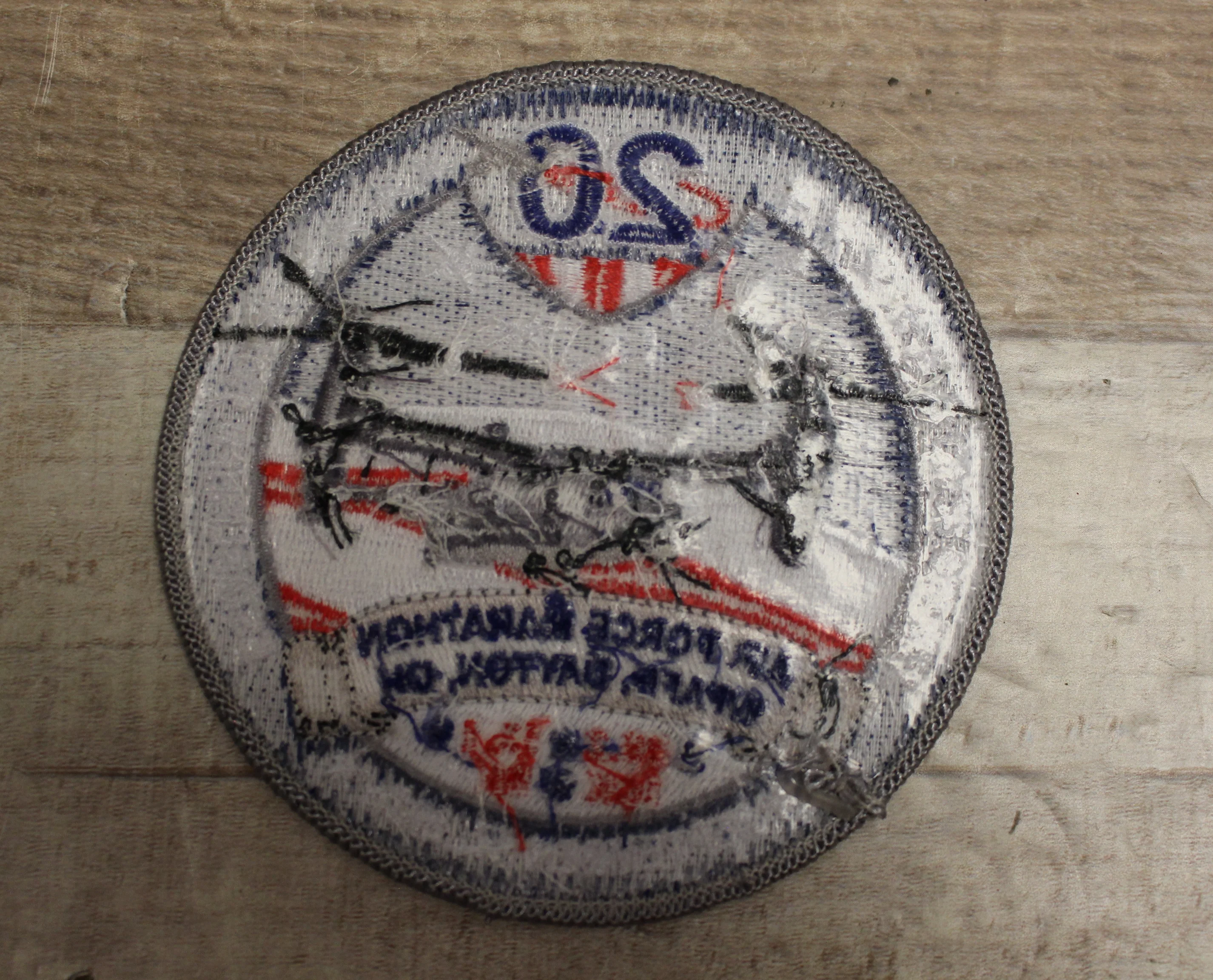 Air Force WPFB 20th Annual Marathon Patch - September 17, 2016 - Used - Image 2
