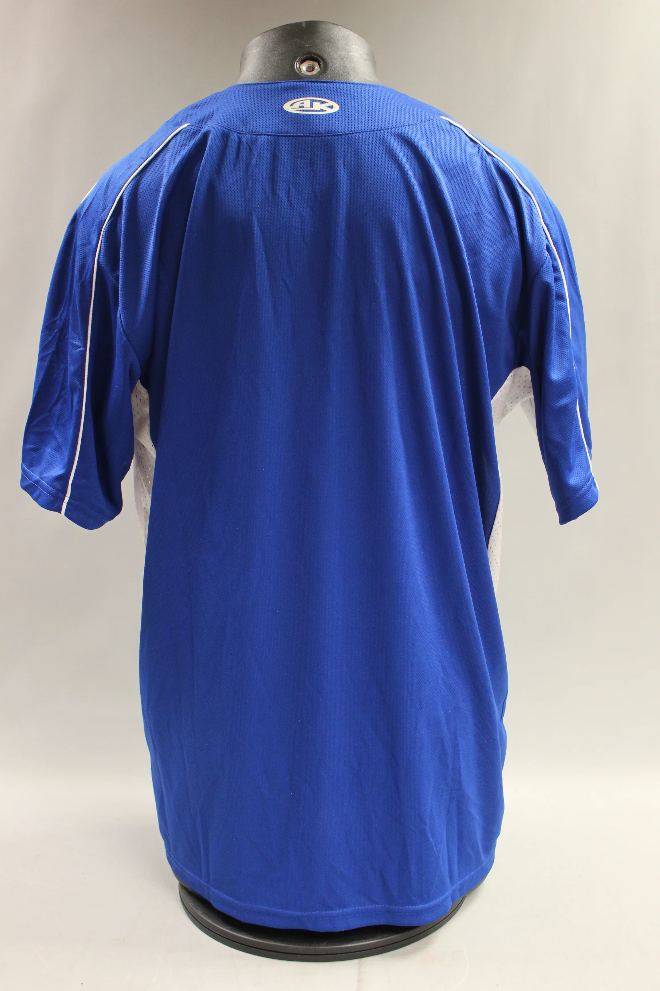 AK Blue Jersey Pull Over Top - Size: Lg - Used - Image 3