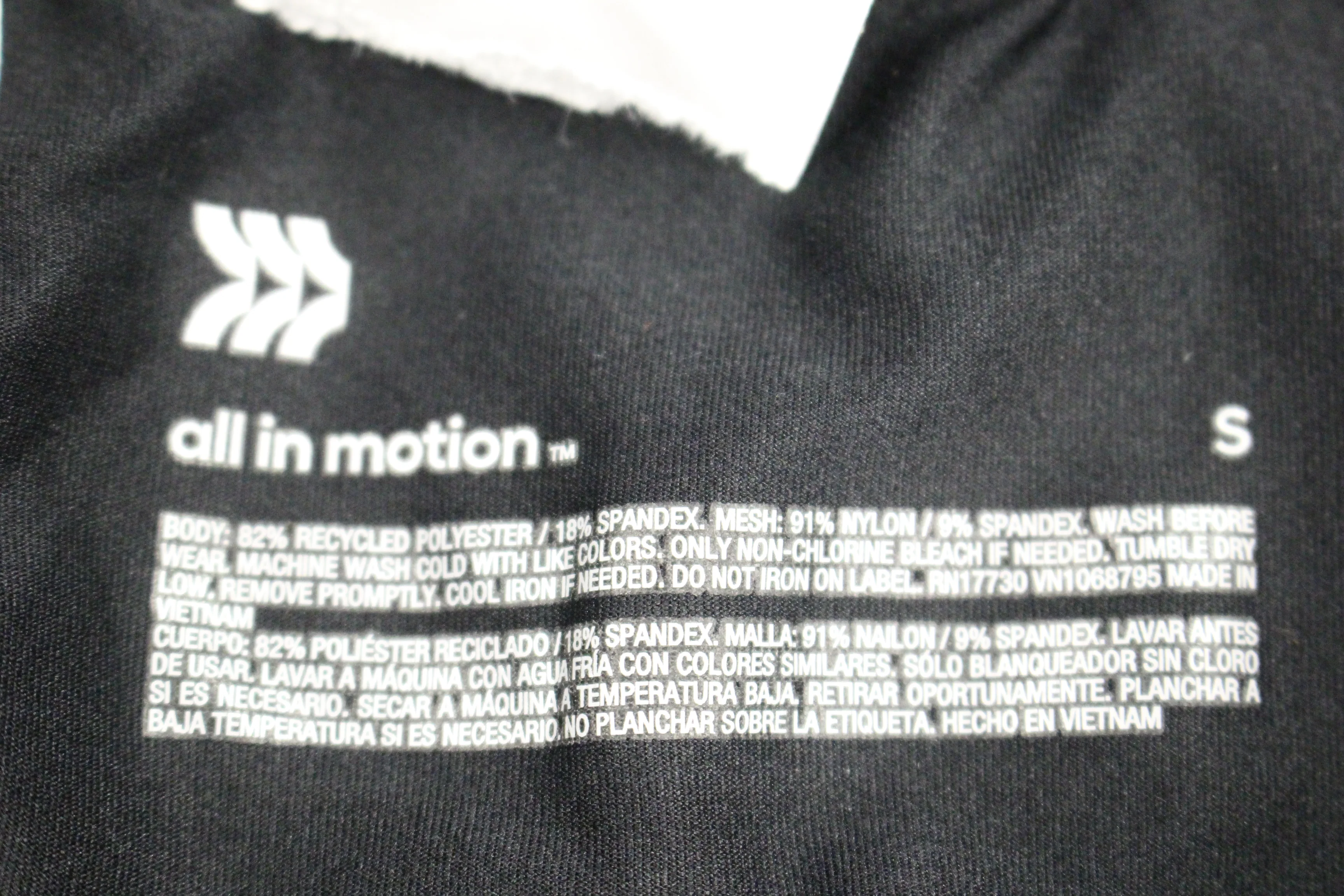 All In Motion Kids Black Leggings - Size: Small - Image 2