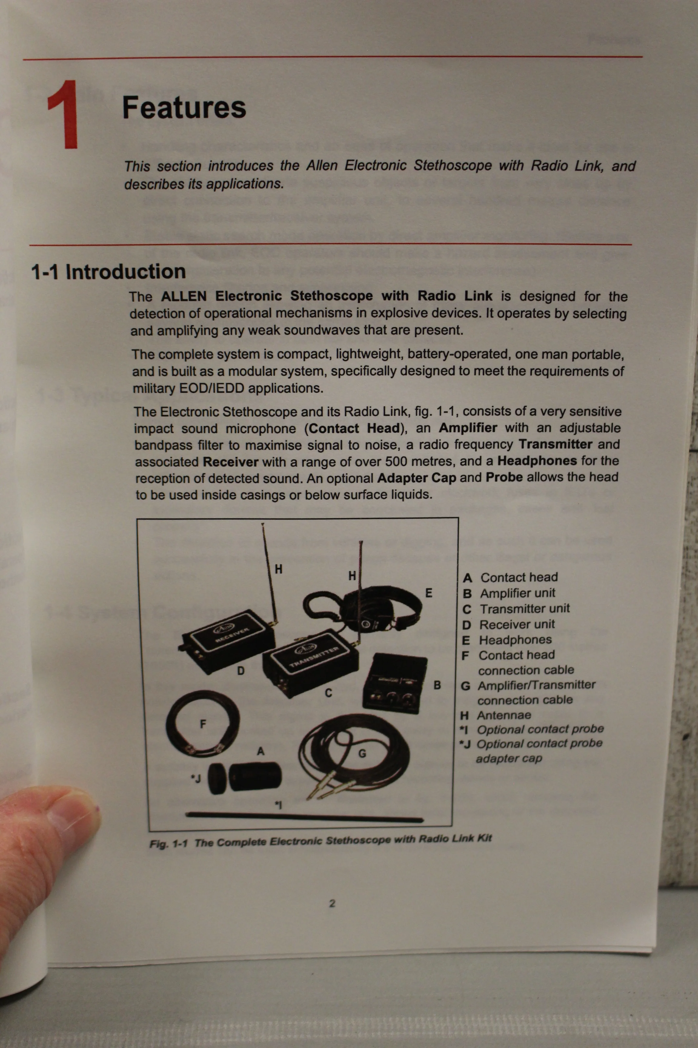 Allen Electronic Stethoscope with Radio Link - 00-621-001 - Listening Device - Image 10
