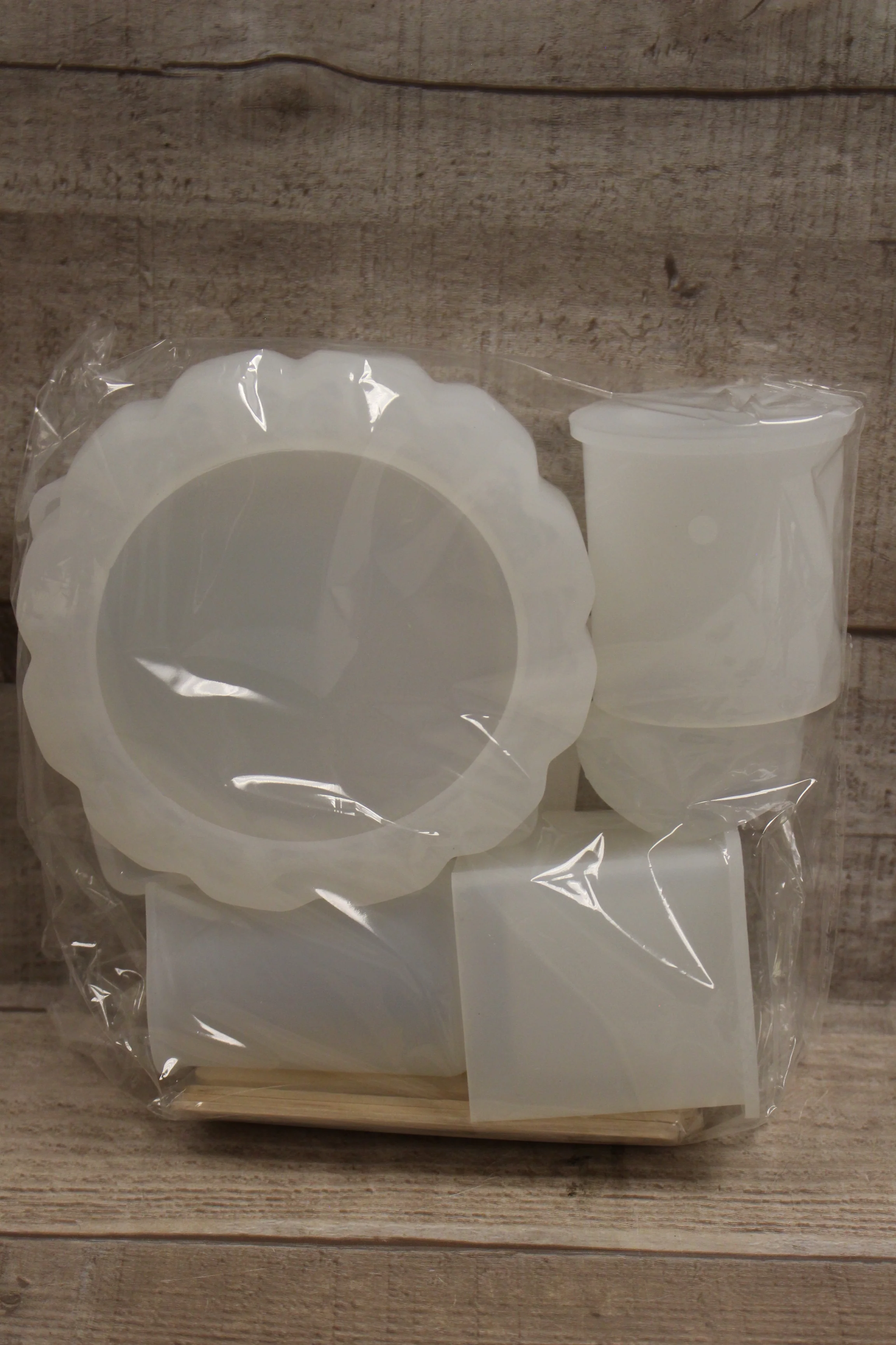 Alritz Resin Silicone Epoxy Casting Molds - Set of 6 - Round Square Cube Bowl - Image 2