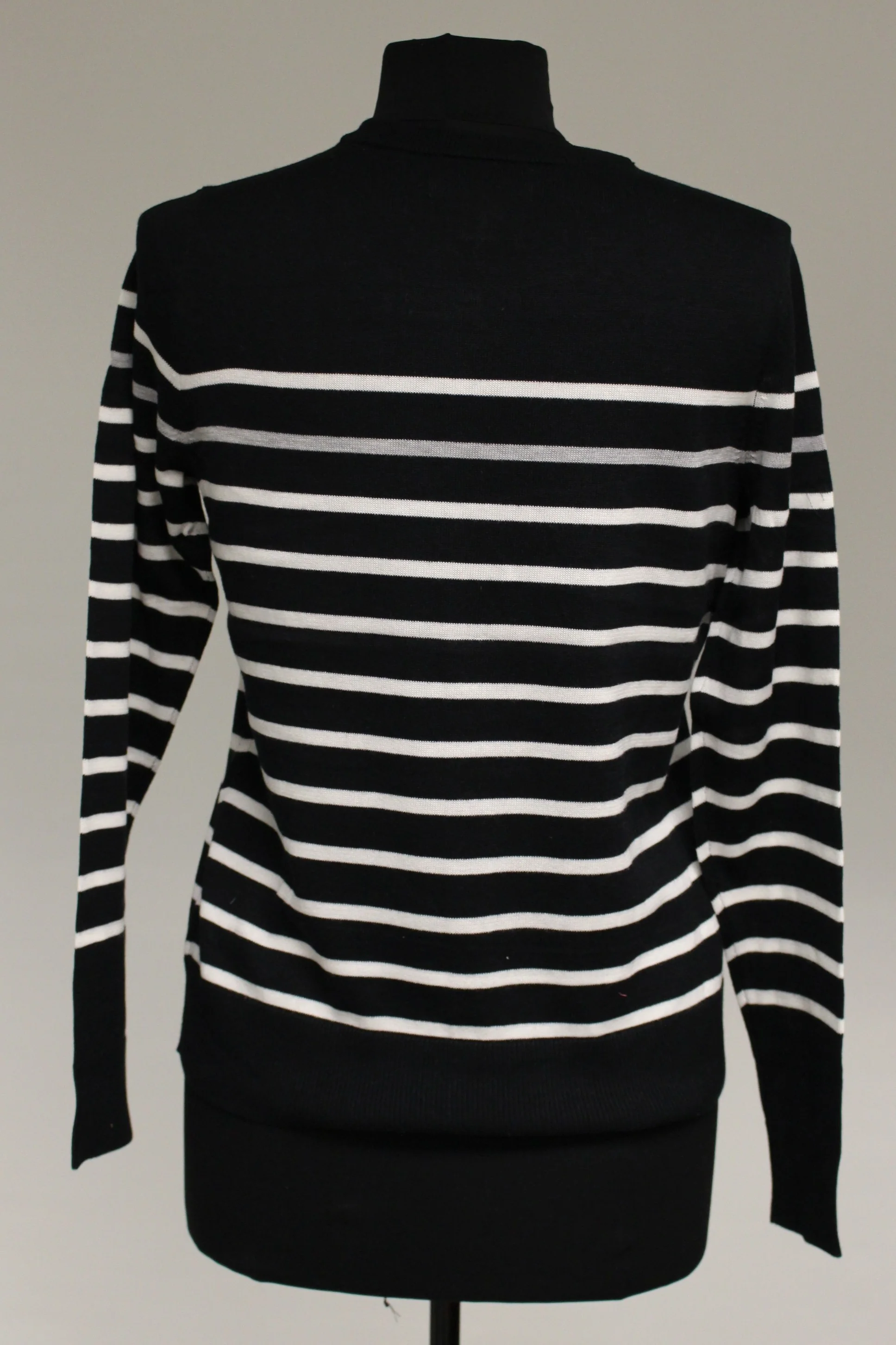 Amazon Essentials Women's Cardigan Sweater, Small, Black Stripe, New - Image 2