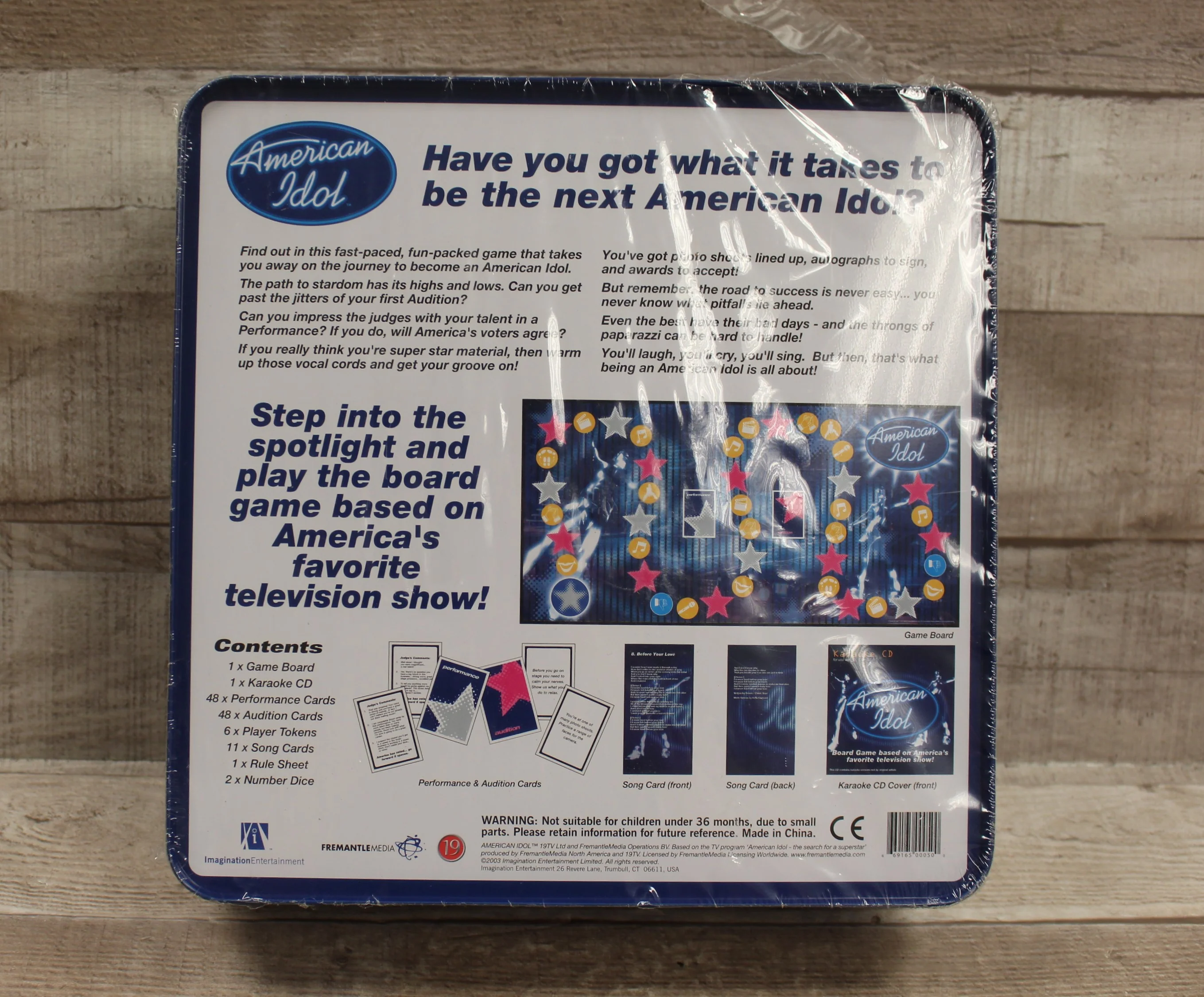 American Idol Game with Karaoke CD - New - Image 3