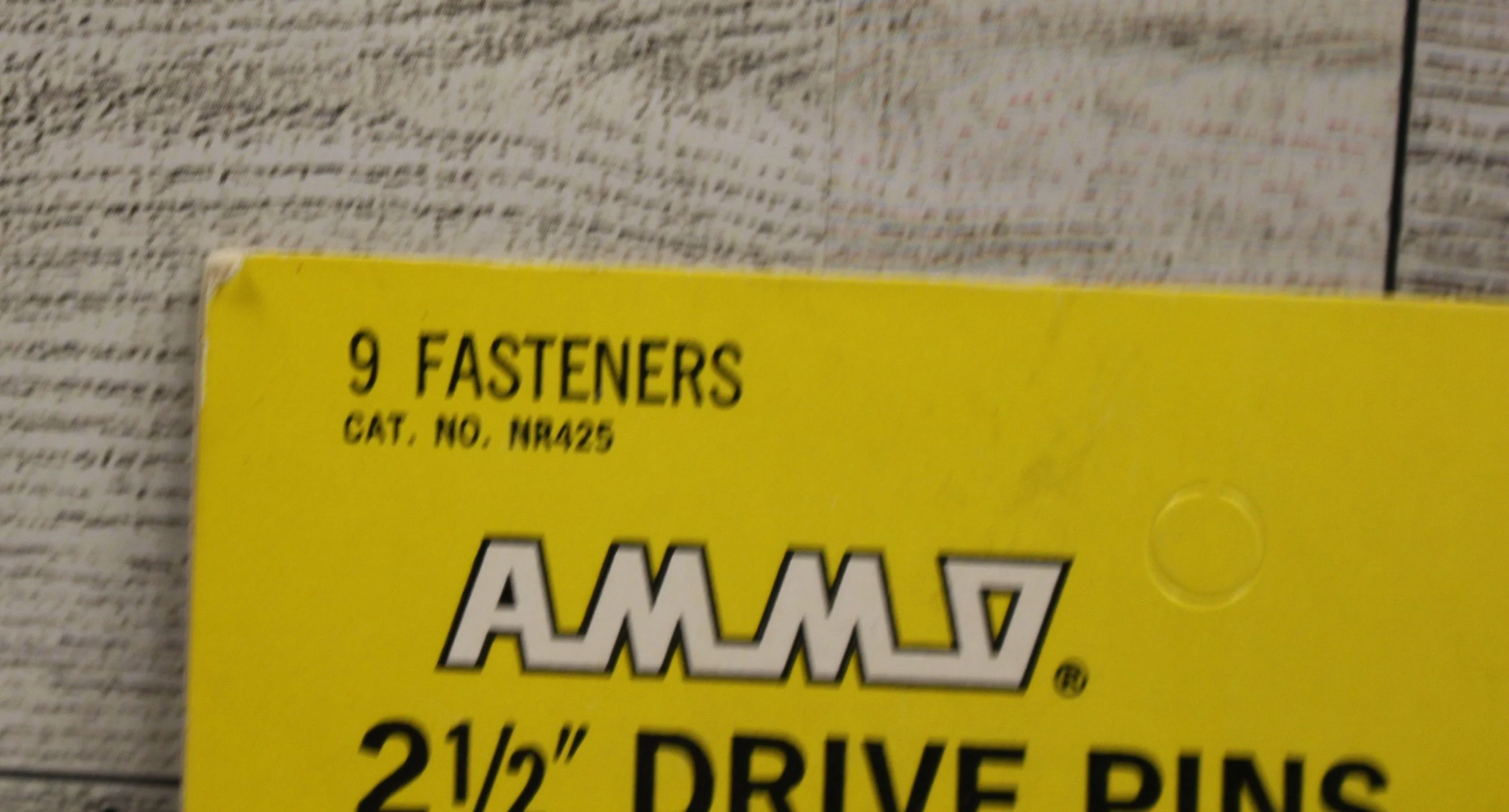 Ammo 2 1/2" Drive Pins for Use with Drivetool - 9 Fasteners - NR425 - New - Image 2