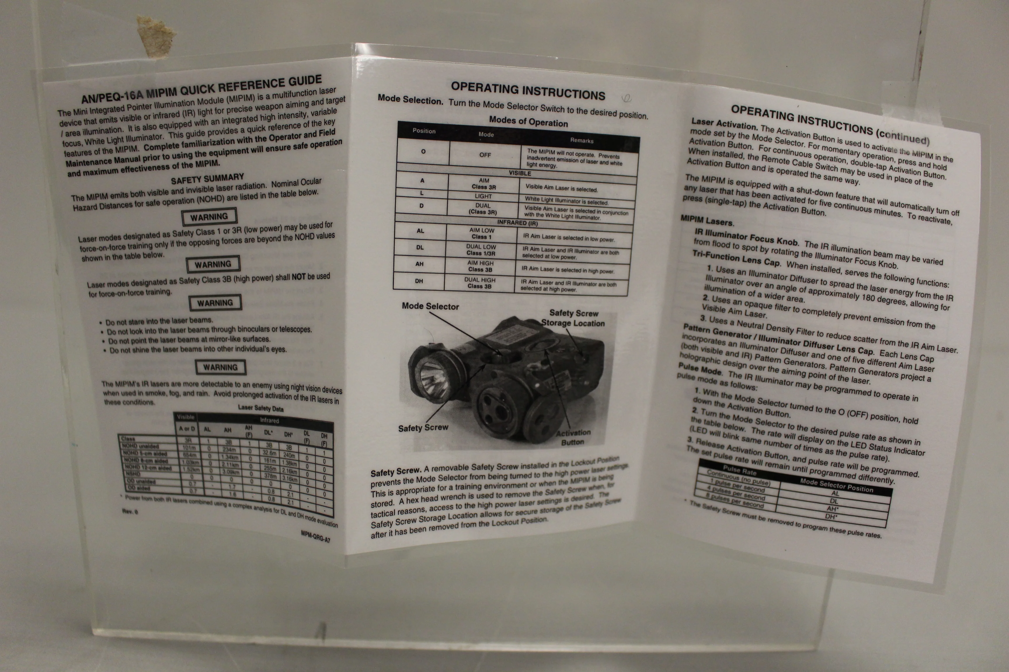 AN/PEQ-16 A MIPIM Parts Kit - Used - Image 3