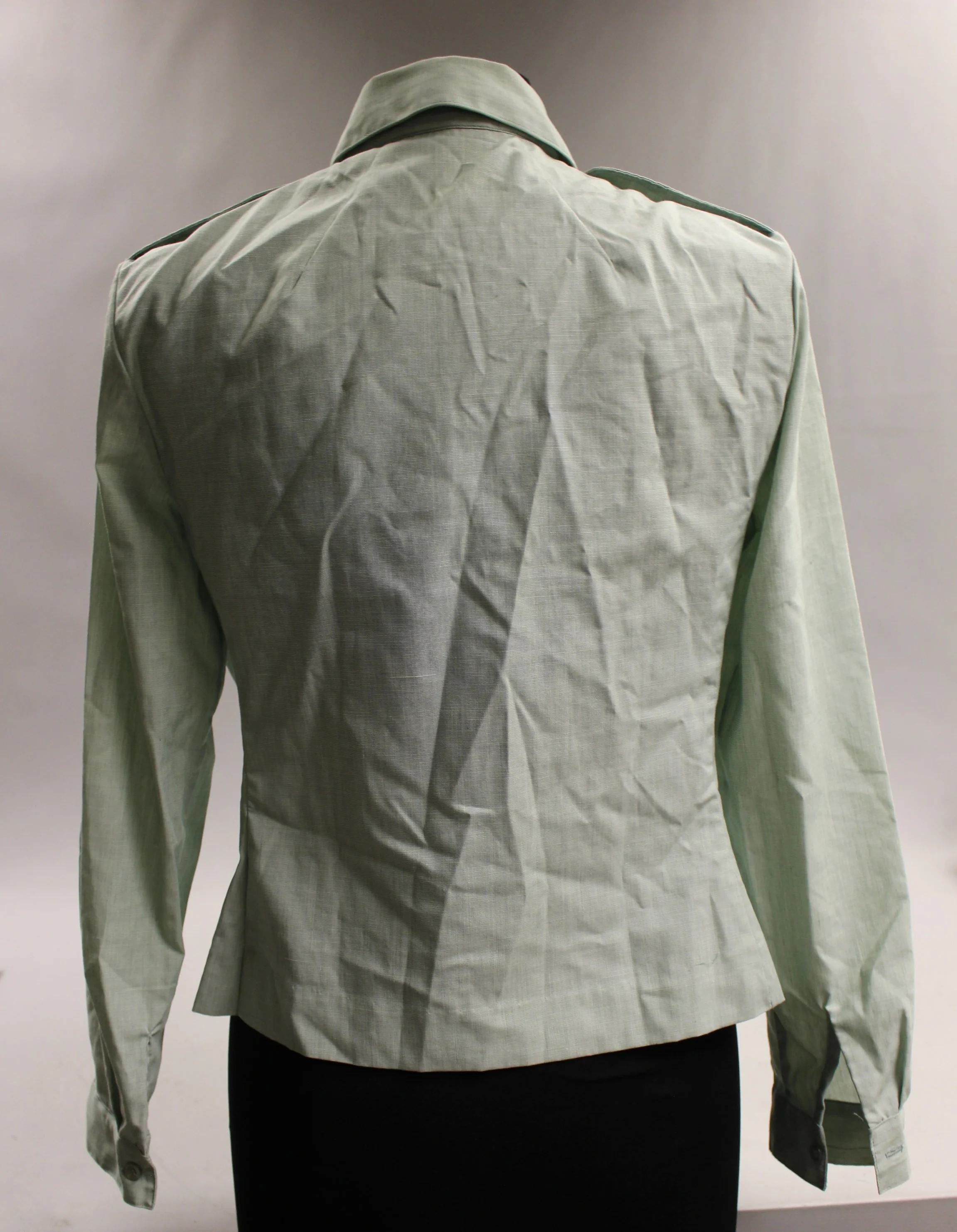 Army Women's Dress Green Long Sleeve Shirt - Smaller Neck - Choose Size - Used - Image 2