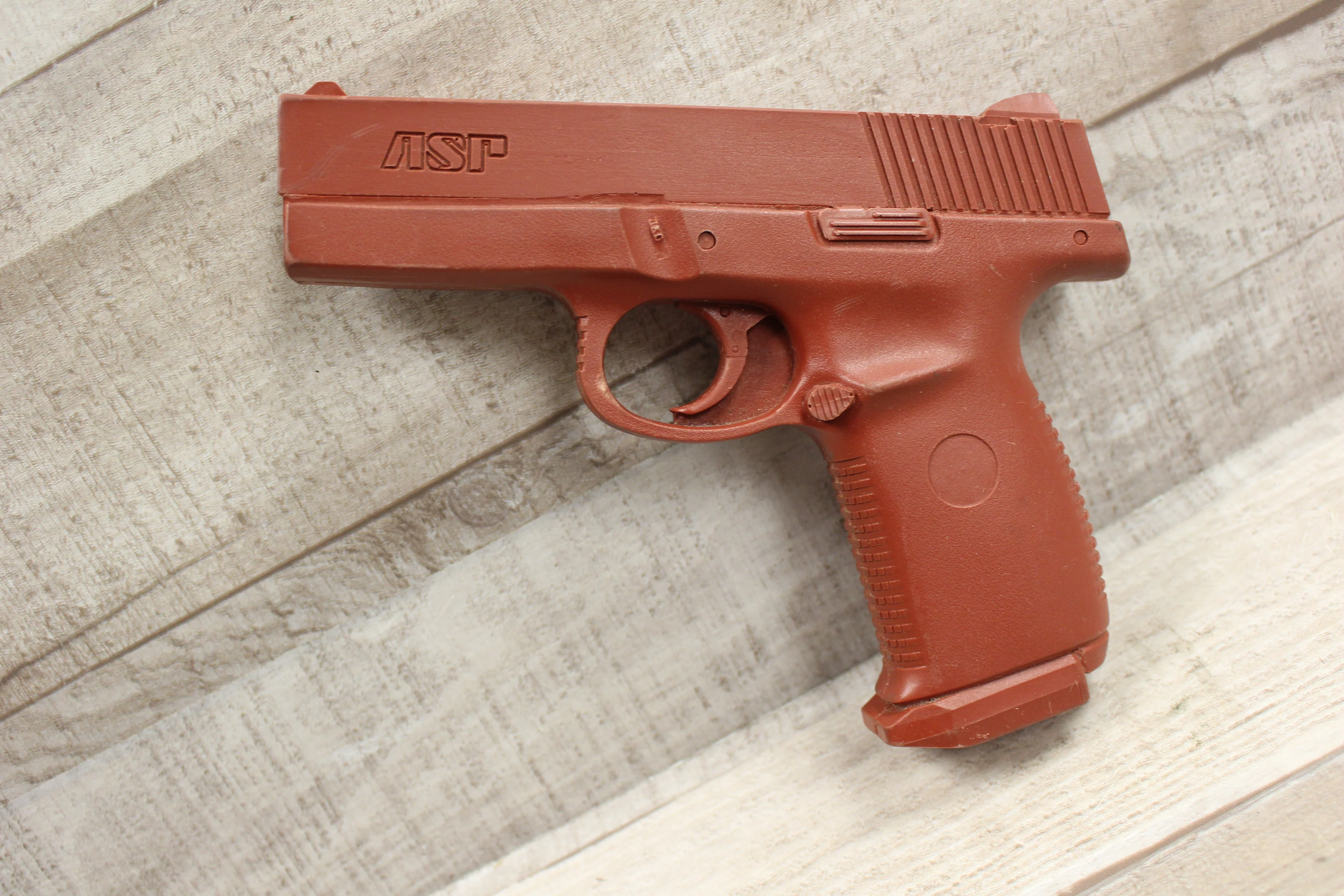 ASP Red Glock Non-Firing Training Handgun w/ Holster Pouch - #7321 - Used - Image 5