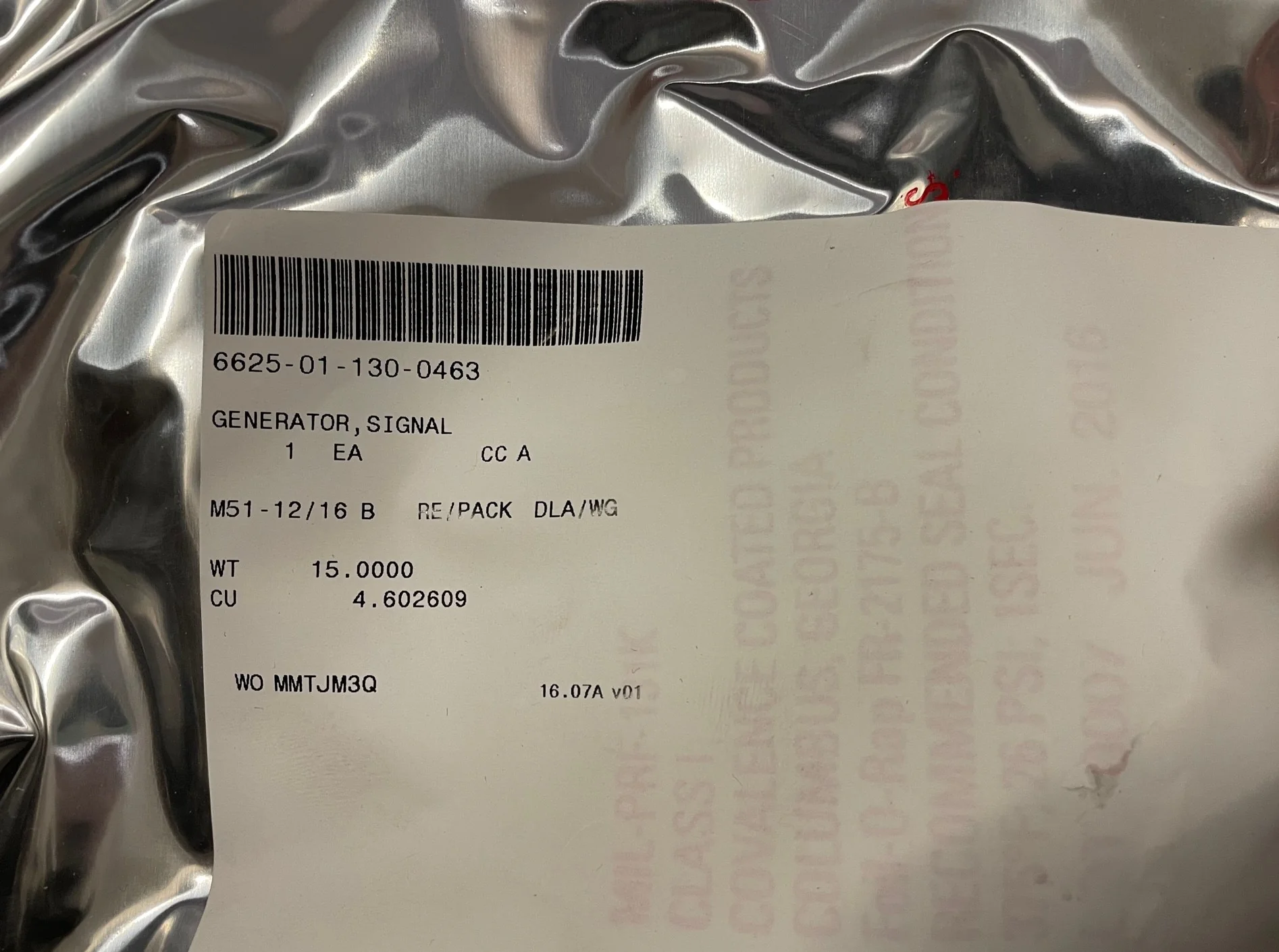 Ballantine Test Oscillator Signal Generator 6310A - 6625-01-130-0463 - New - Image 2
