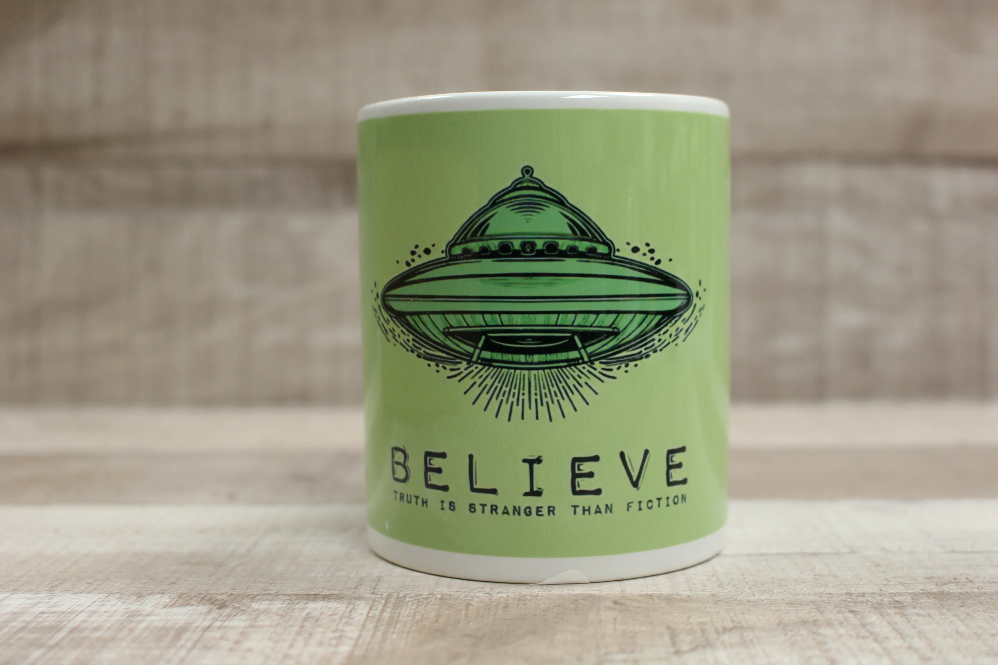 Believe Truth Is Stranger Than Fiction Coffee Mug Cup -New