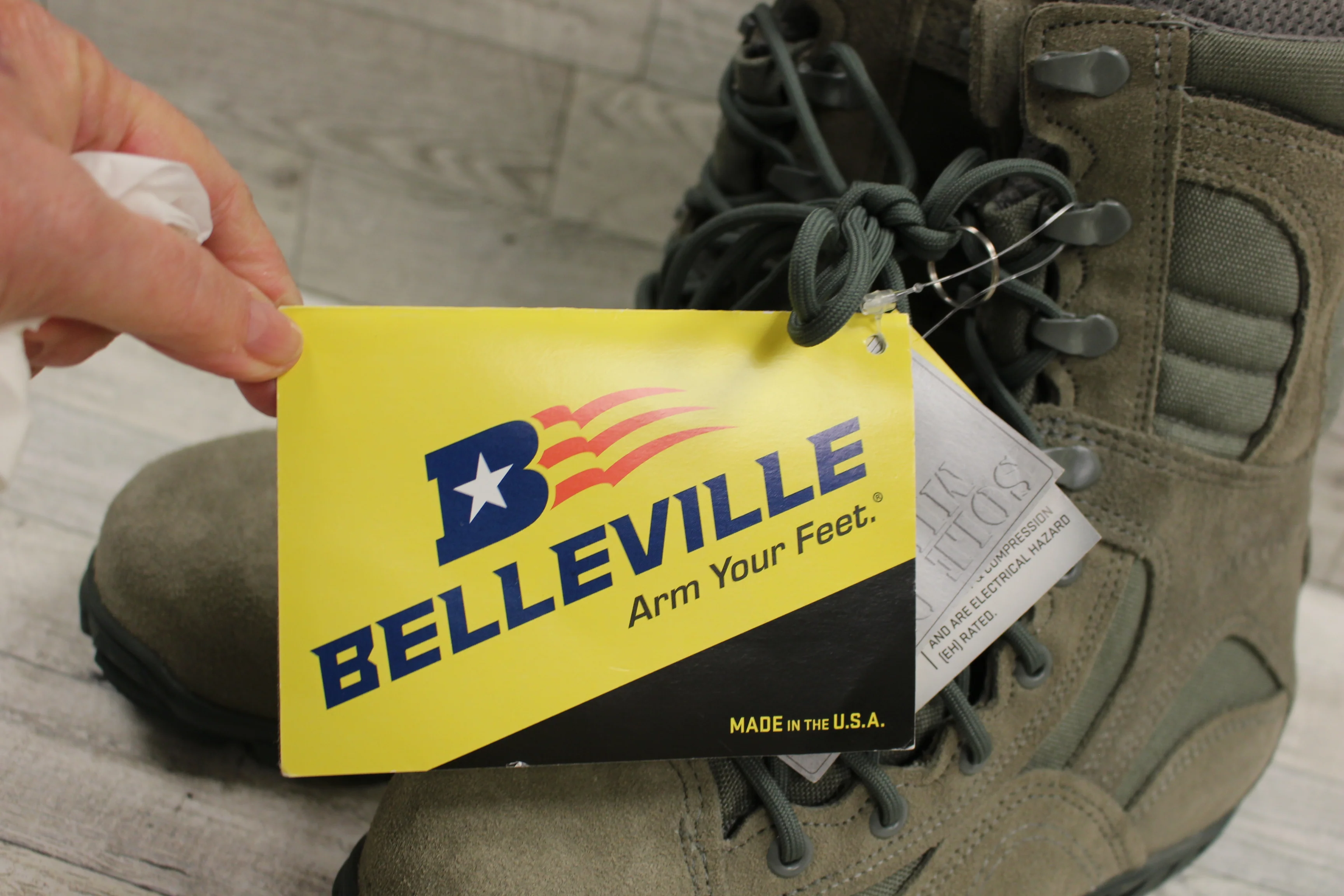 Belleville Men's 633ST Hot Weather Hybrid Steel Toe Assault Boot - 5.5R - New - Image 5