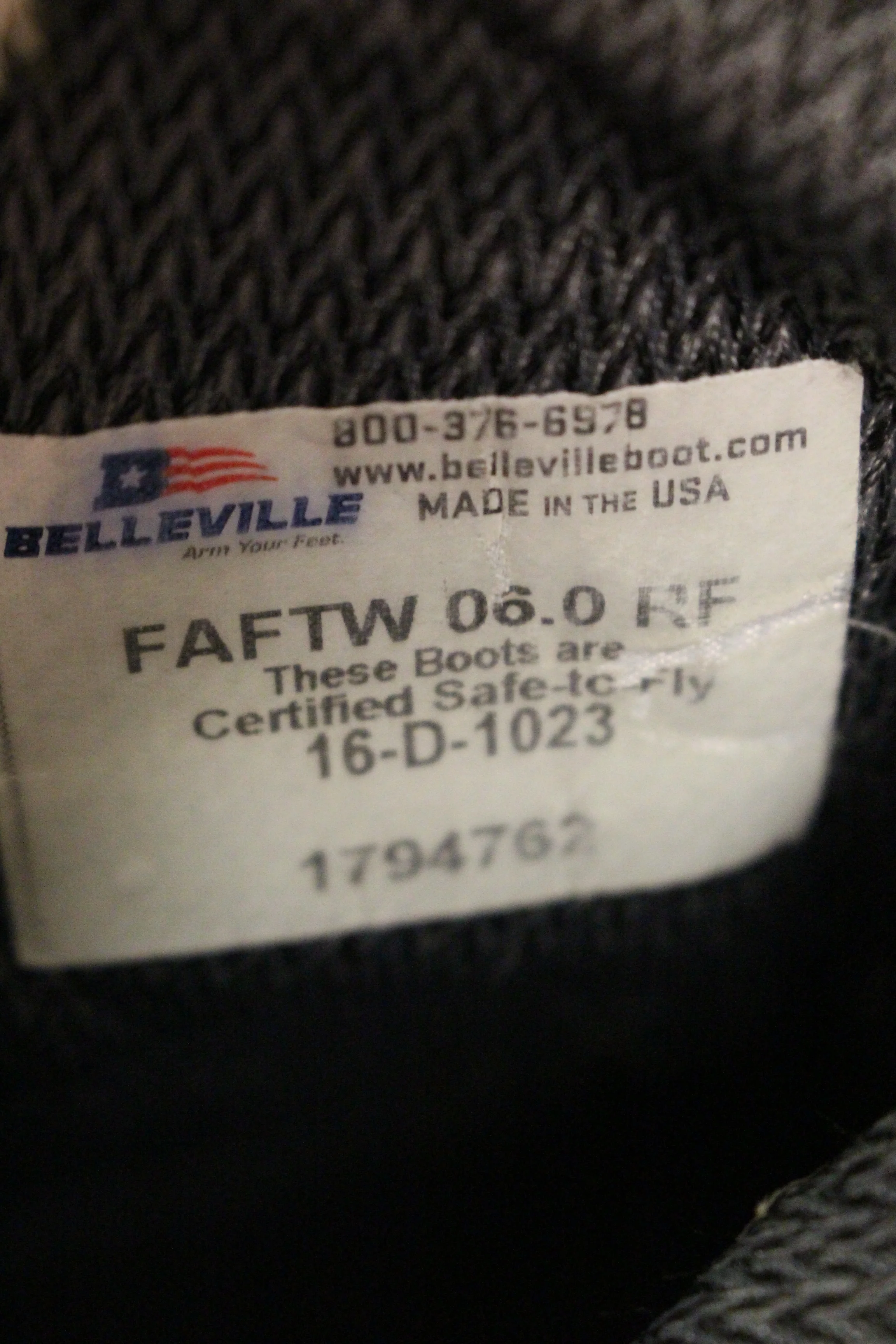 Belleville Women's Air Force Temperate Weather Combat Boots - 6.0 - Sage - Used - Image 3