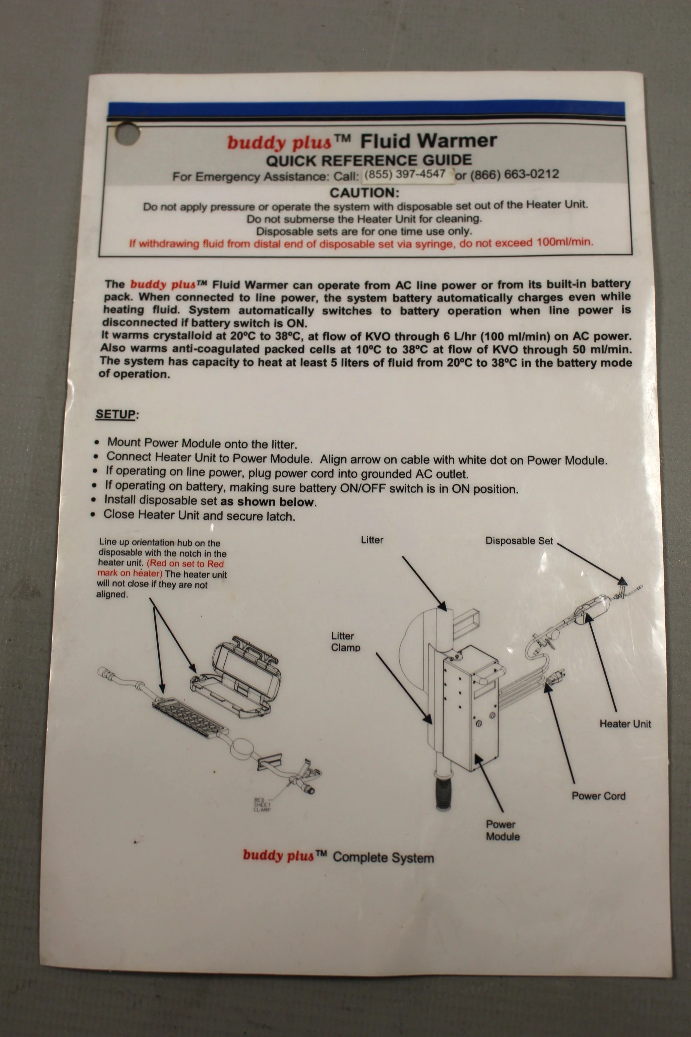 Belmont Buddy Plus Fluid Warmer Power Module - Used - Image 4