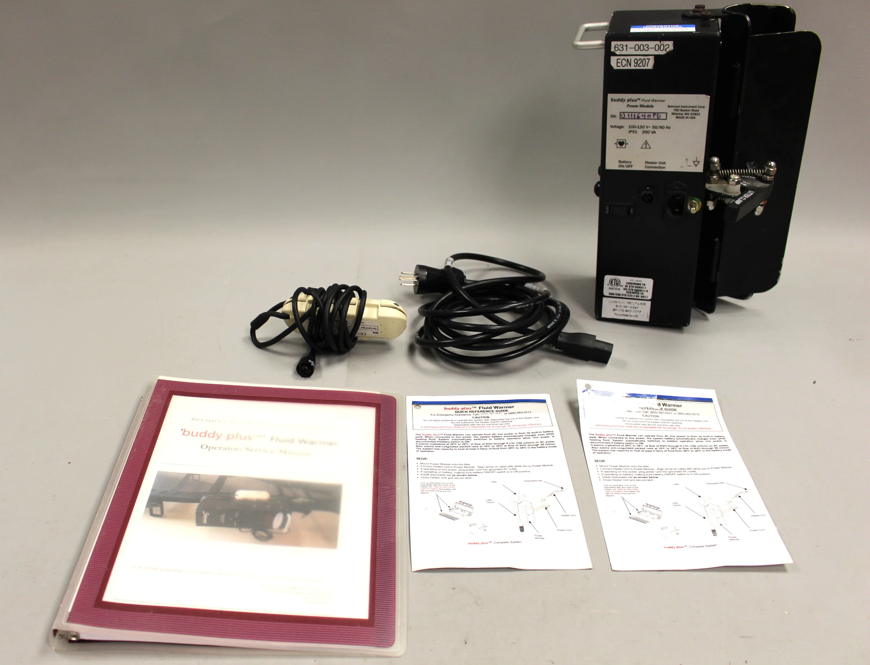 Belmont Buddy Plus Fluid Warmer Power Module - Used - Image 8