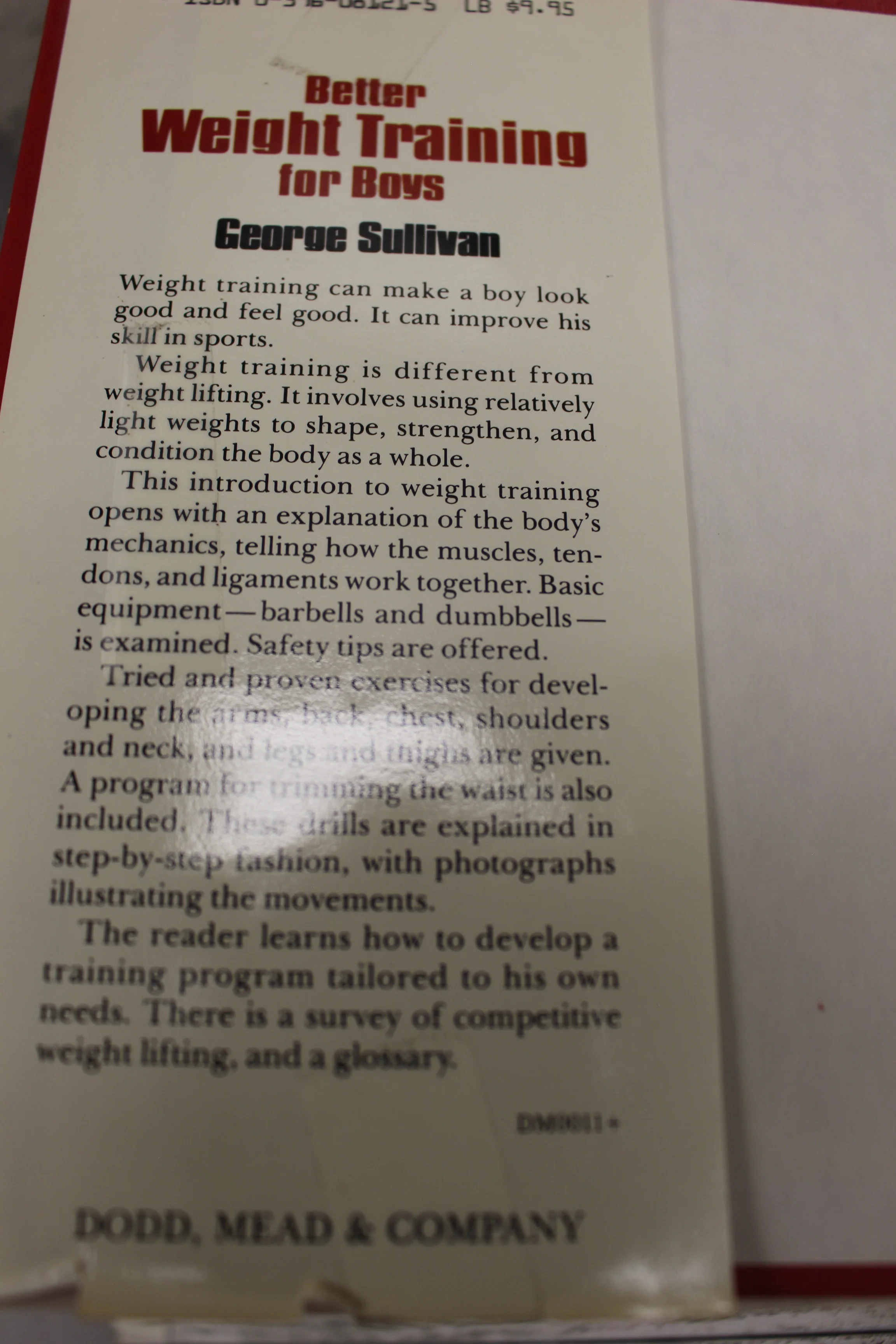 Better Weight Training For Boys - By George Sullivan - Used - Image 3